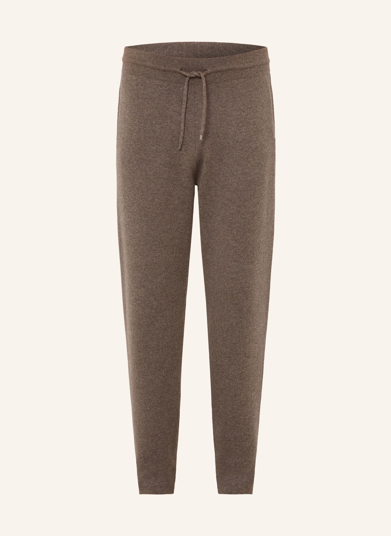 AGNONA Strickhose mit Cashmere: TAUPE