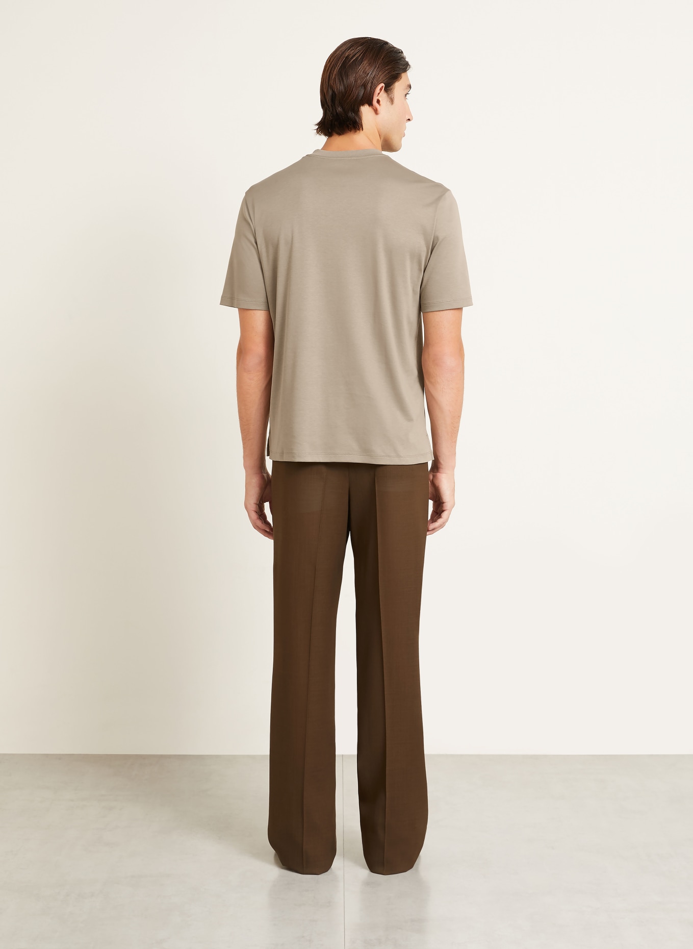 AGNONA T-Shirt: TAUPE