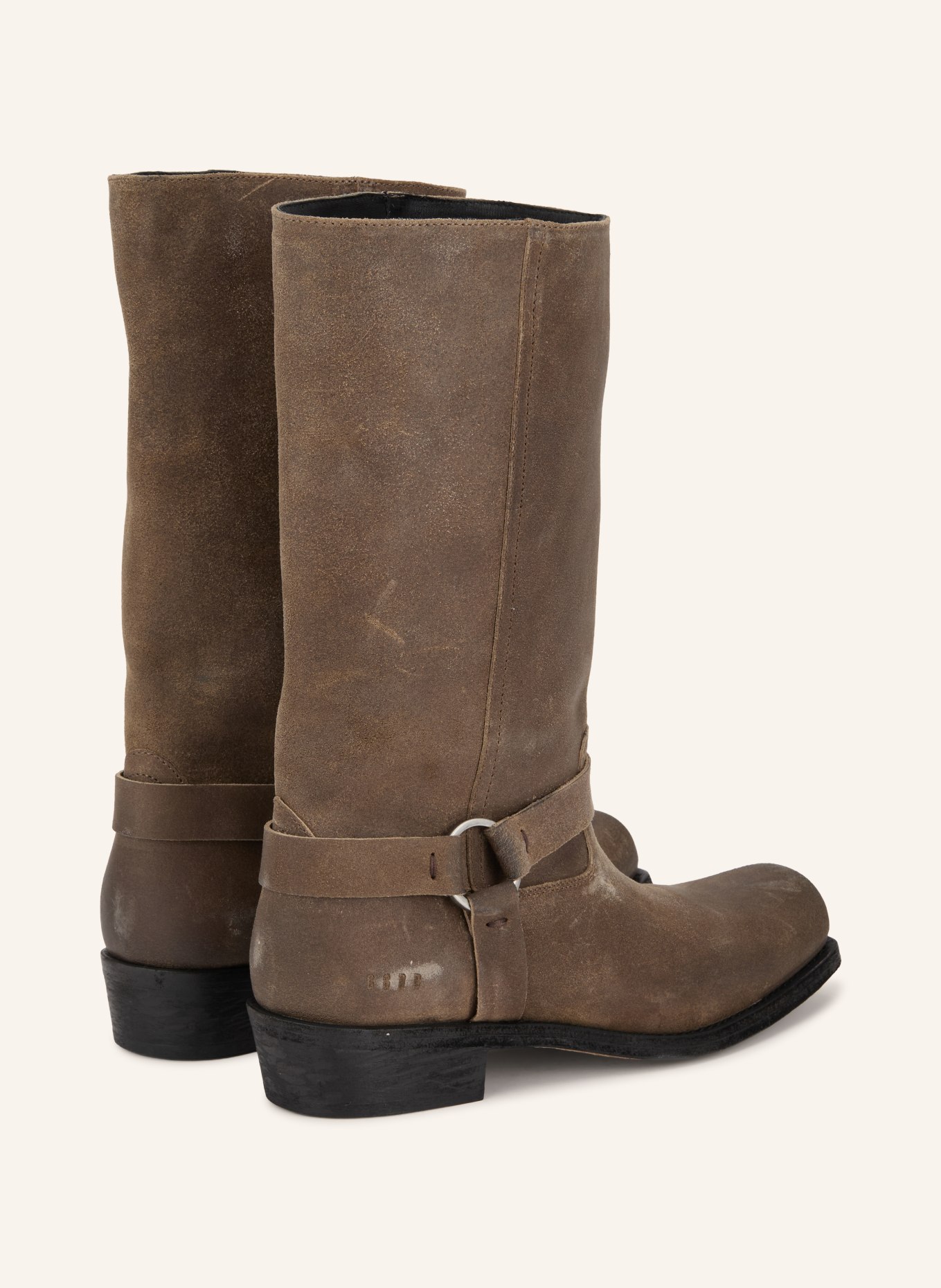 GOLDEN GOOSE Biker Boots: TAUPE