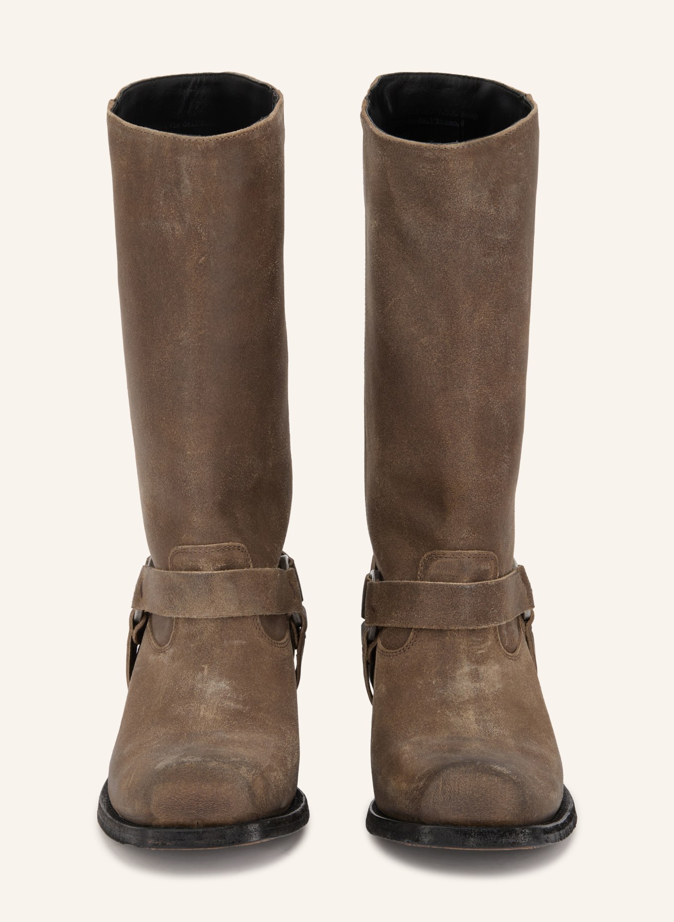 GOLDEN GOOSE Biker Boots: TAUPE