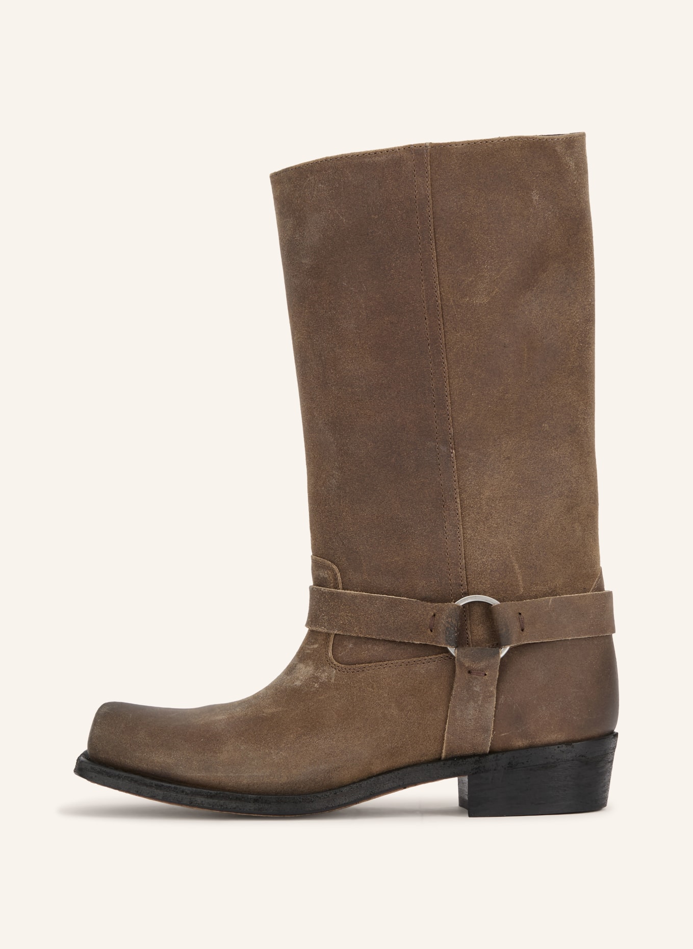 GOLDEN GOOSE Biker Boots: TAUPE
