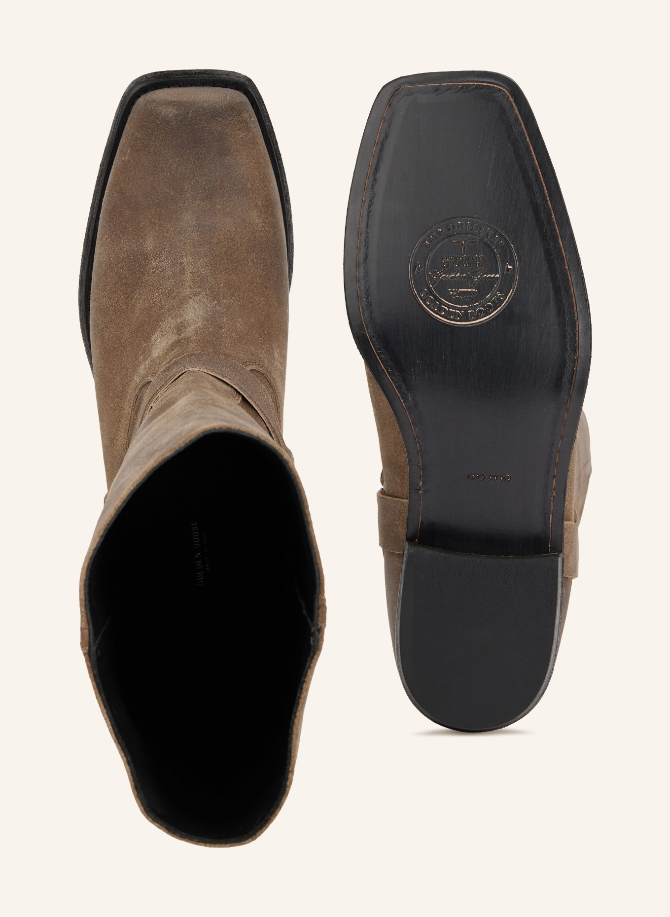 GOLDEN GOOSE Biker Boots: TAUPE