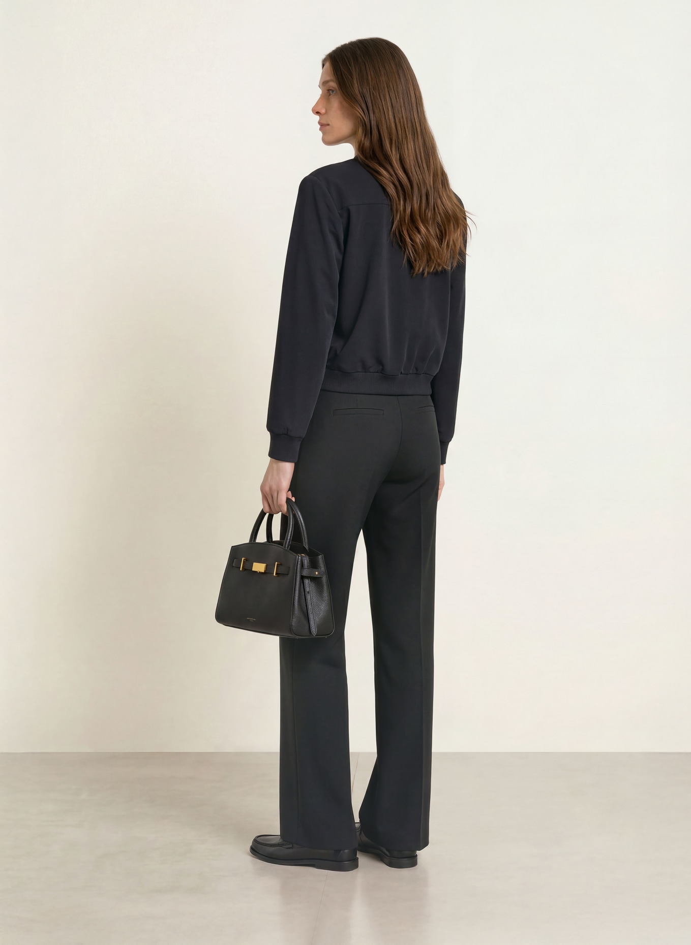 SEDUCTIVE Pantaloni Marlene ENIE: NEGRU