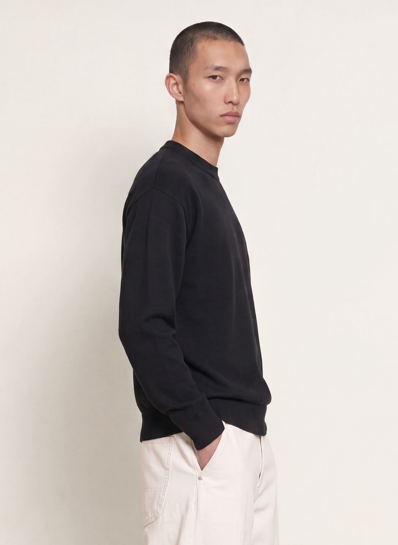 DRYKORN Pullover VALDRIK: SCHWARZ