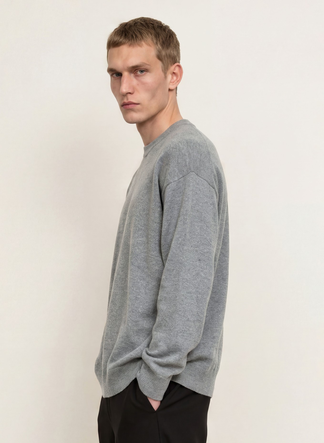 DRYKORN Pullover VALDRIK: GRAU
