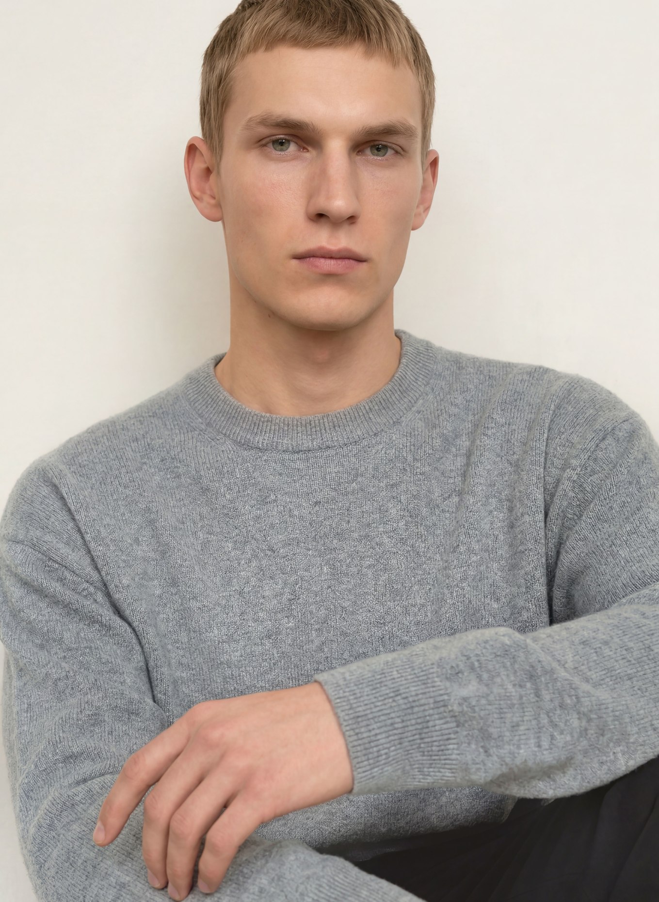 DRYKORN Pullover VALDRIK: GRAU