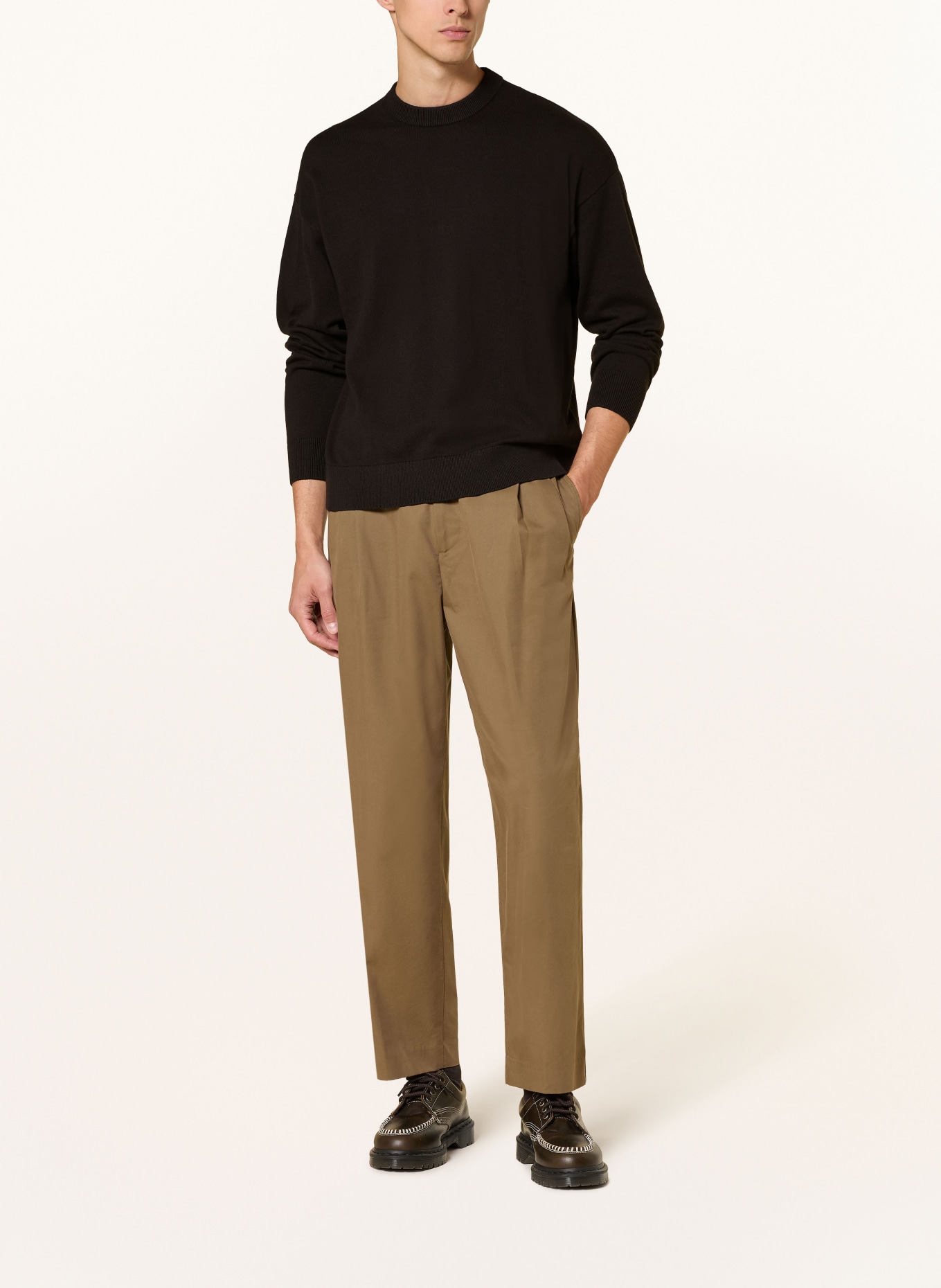 DRYKORN Pullover VALDRIK: DUNKELBRAUN