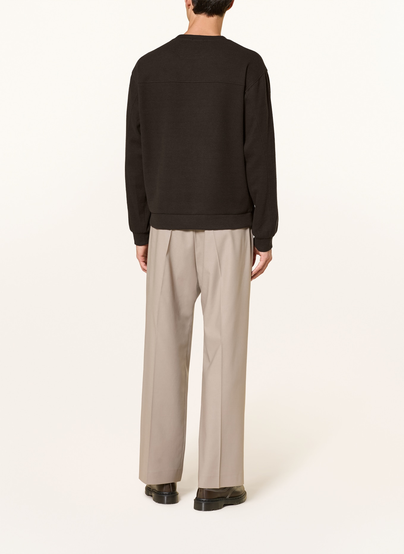 DRYKORN Sweat-shirt KARIO: MARRON FONCÉ