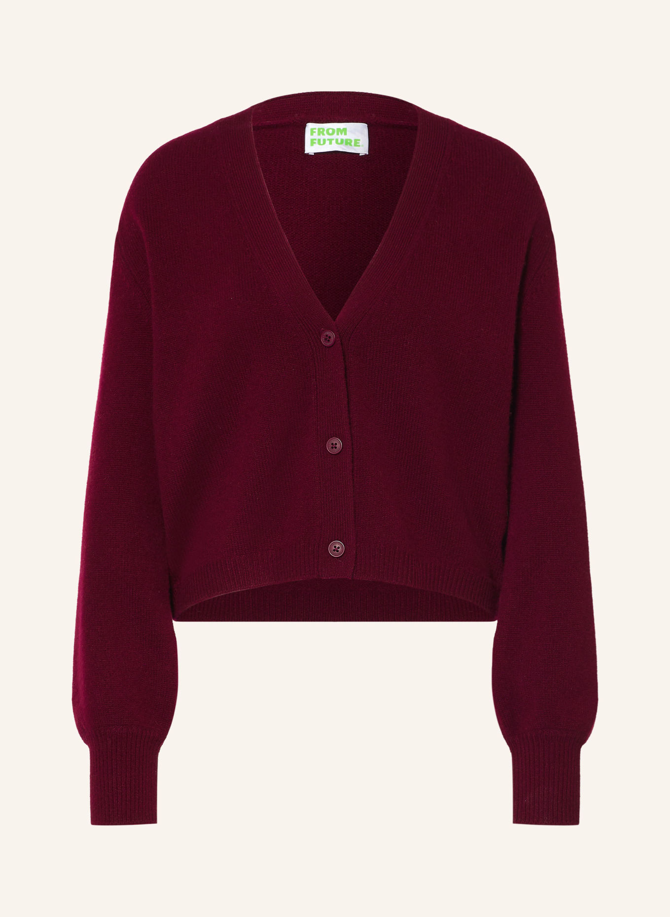 FROM FUTURE Gilet en cachemire: ROUGE FONCÉ