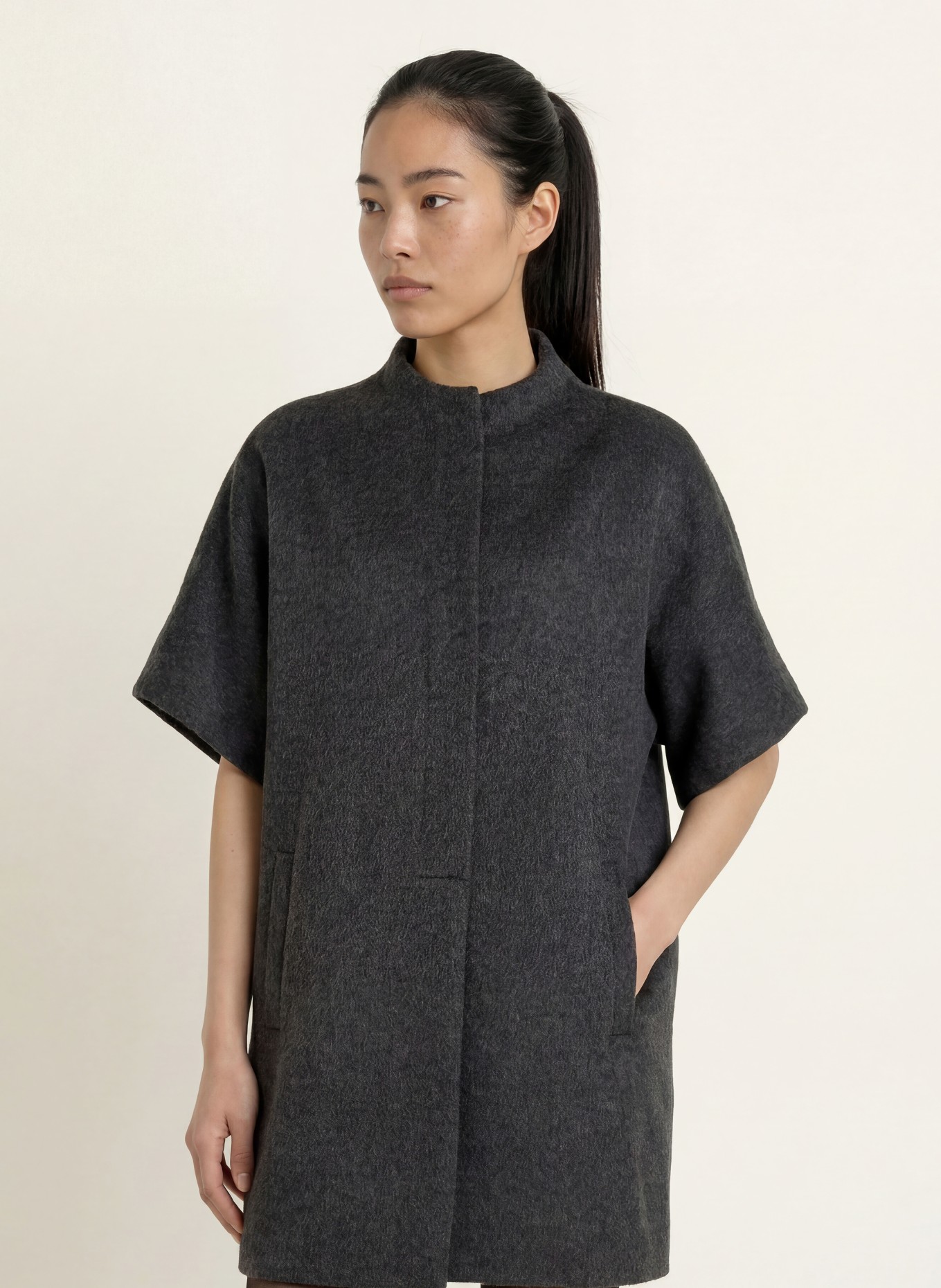 SOFIE SCHNOOR Manteau PALOMINASW à manches 3/4: GRIS FONCÉ