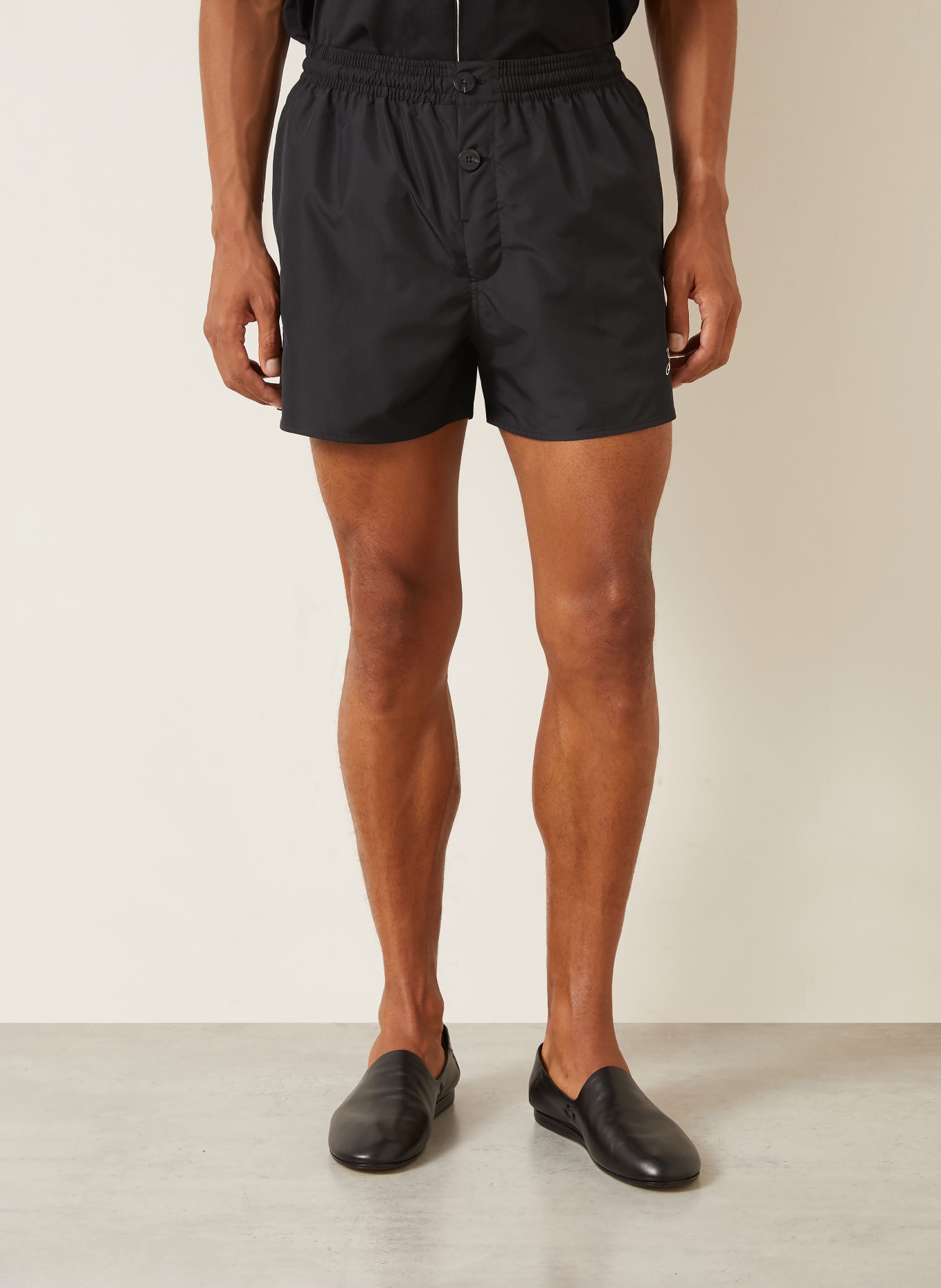 JACQUEMUS Koupací šortky LE SHORT DE BAIN PUNTINI: ČERNÁ