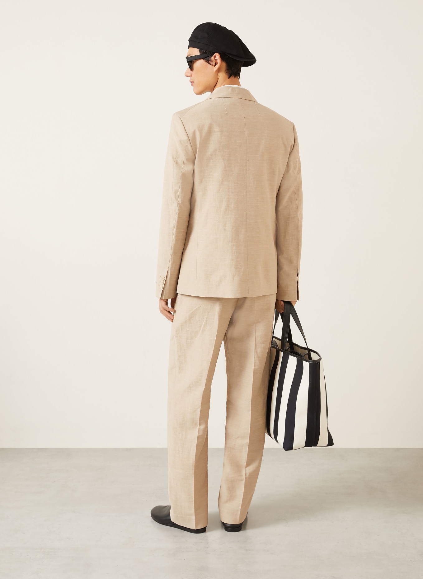JACQUEMUS Trousers in Linen: 150 BEIGE