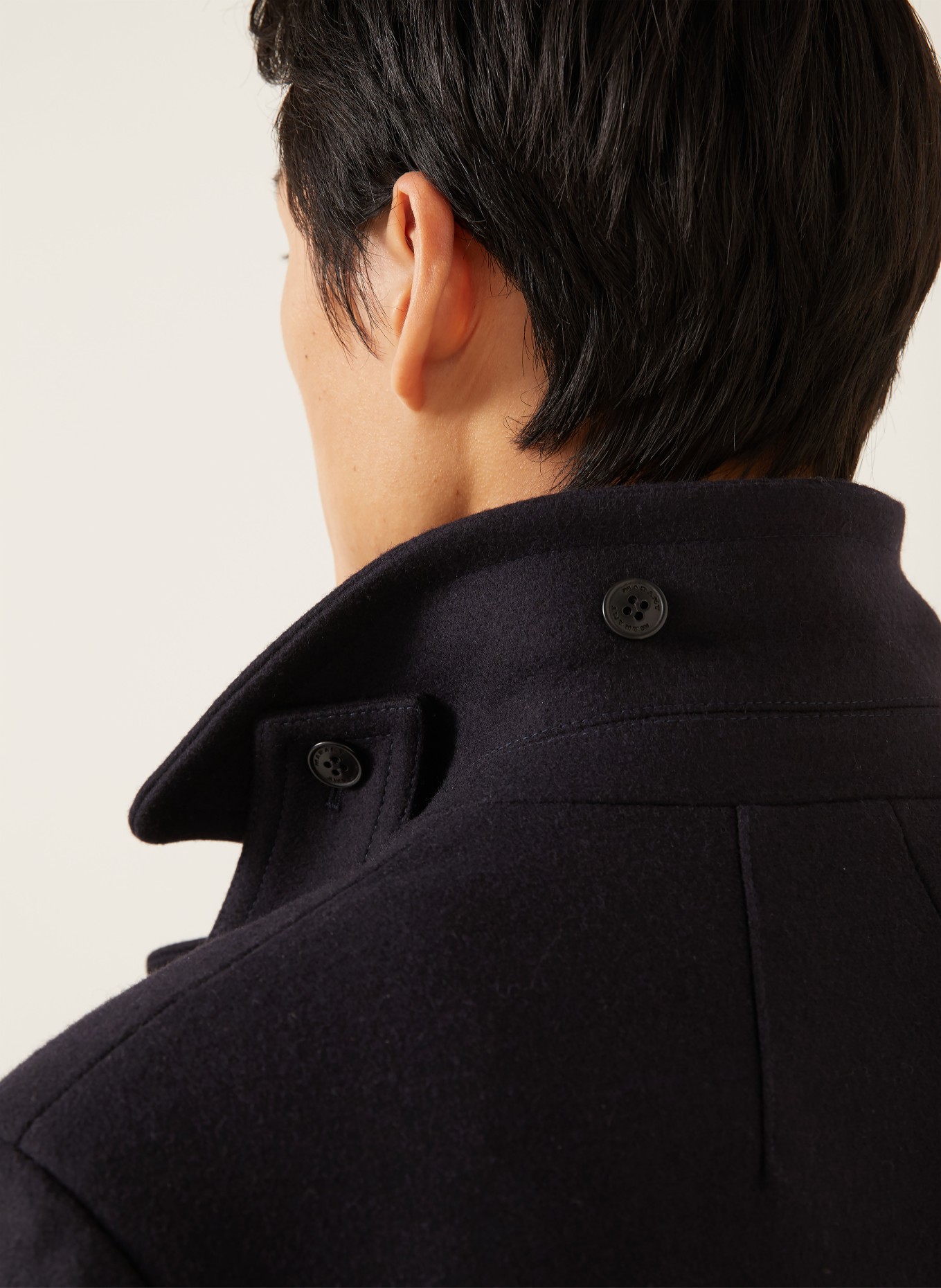 ISABEL MARANT WYM Pea coat: DARK BLUE