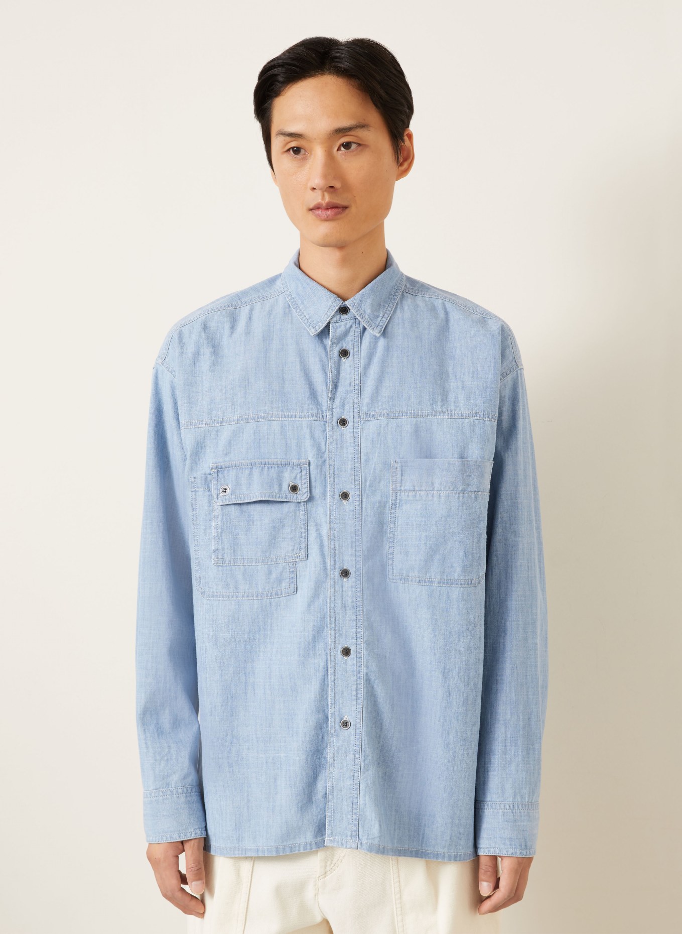 ISABEL MARANT Jeanshemd VITTORIO Comfort Fit: LICHTBLAUW