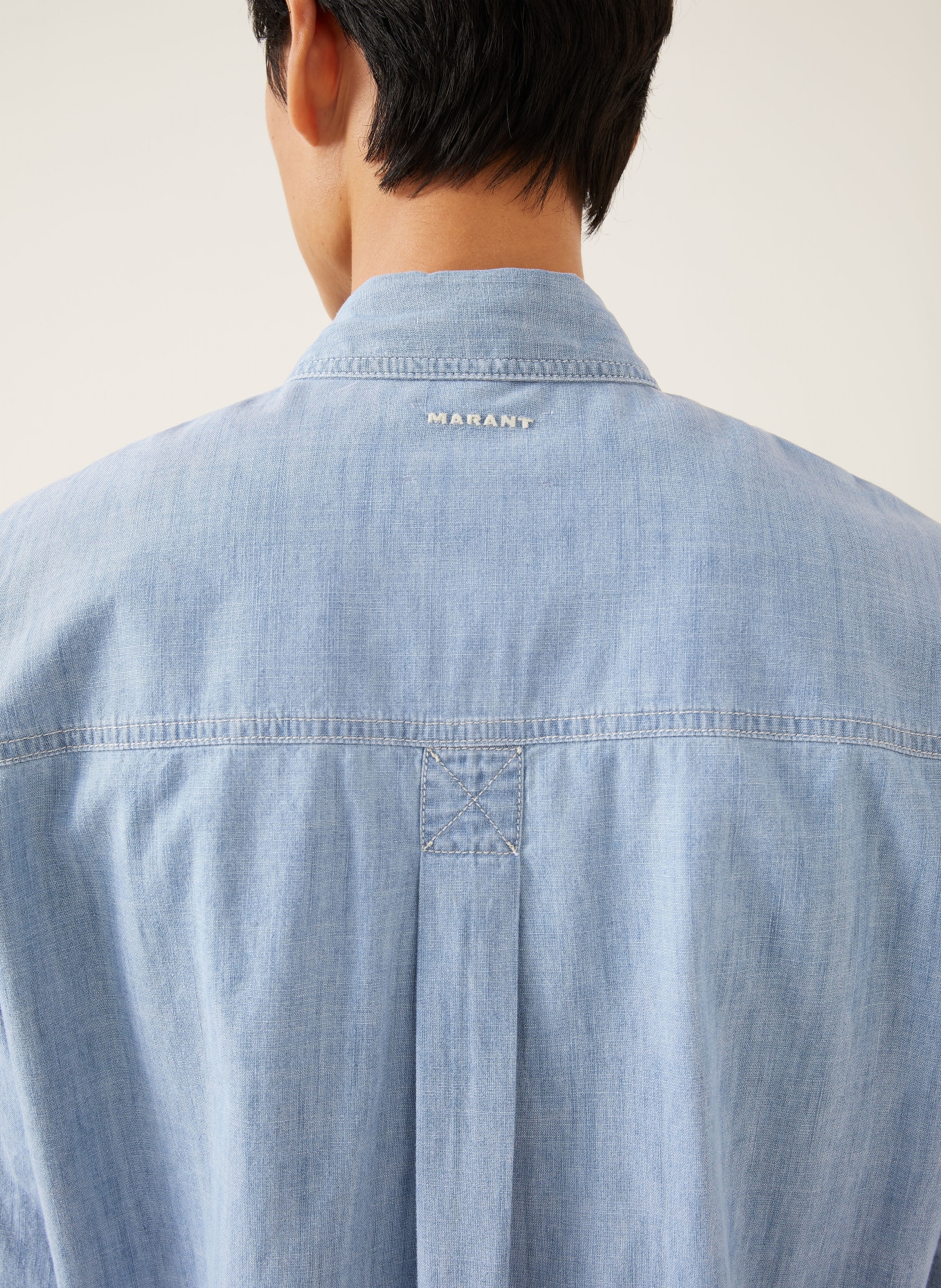 ISABEL MARANT Jeanshemd VITTORIO Comfort Fit: LICHTBLAUW