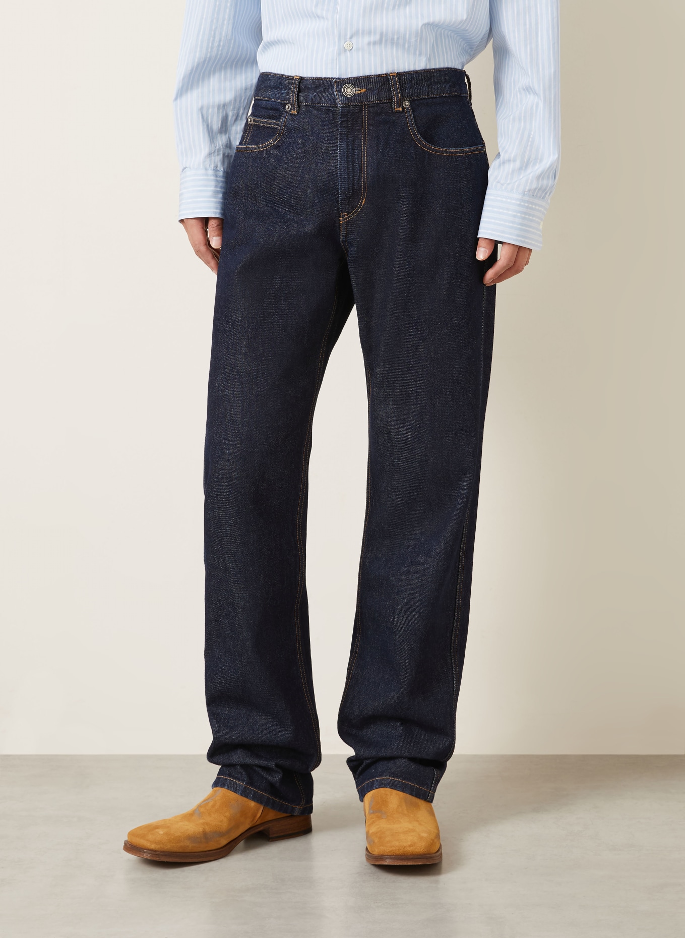 ISABEL MARANT Džíny LEWYS Regular Fit: 30DM dark midnight