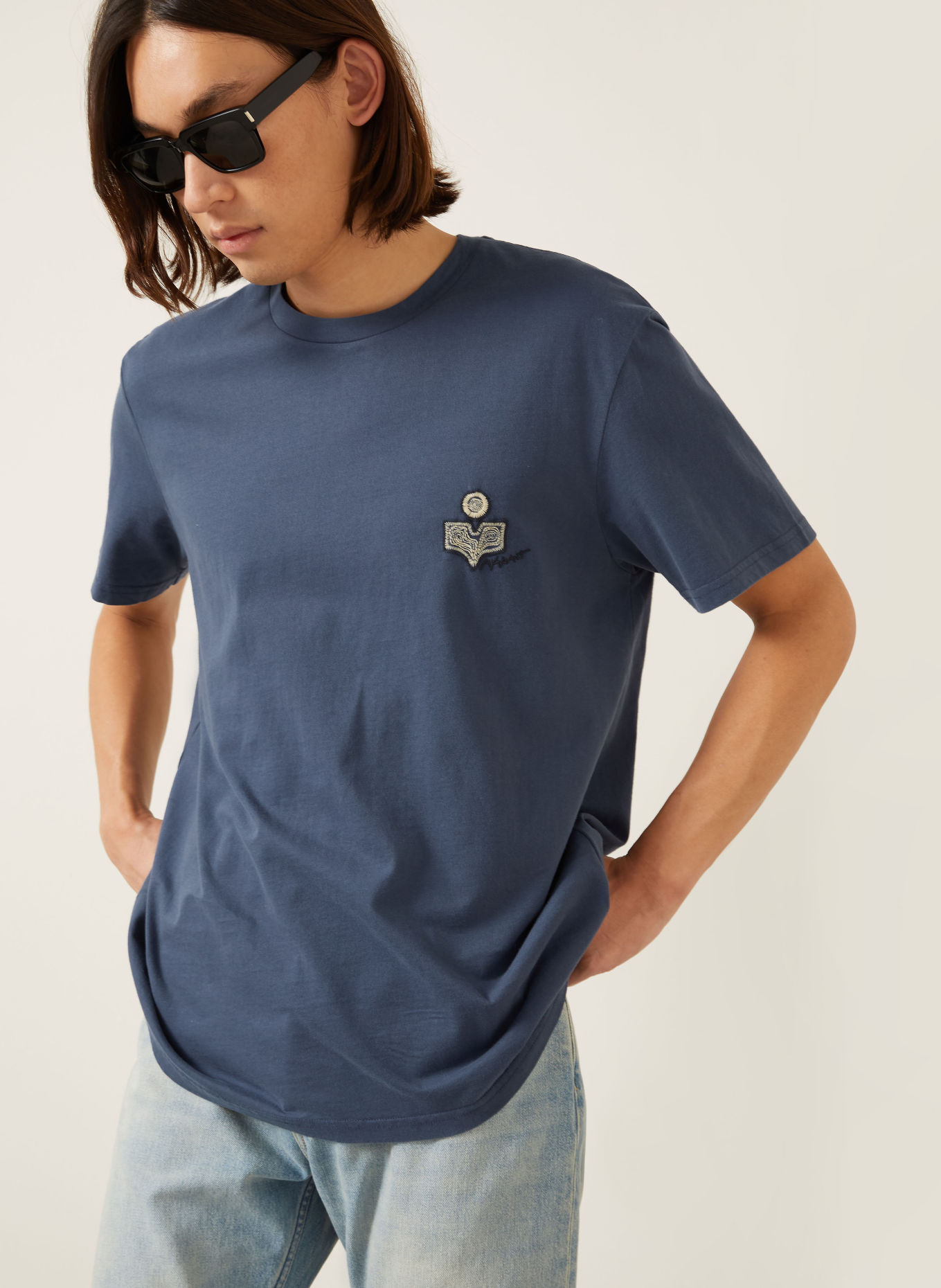 ISABEL MARANT T-shirt HONORE: BLEU FONCÉ
