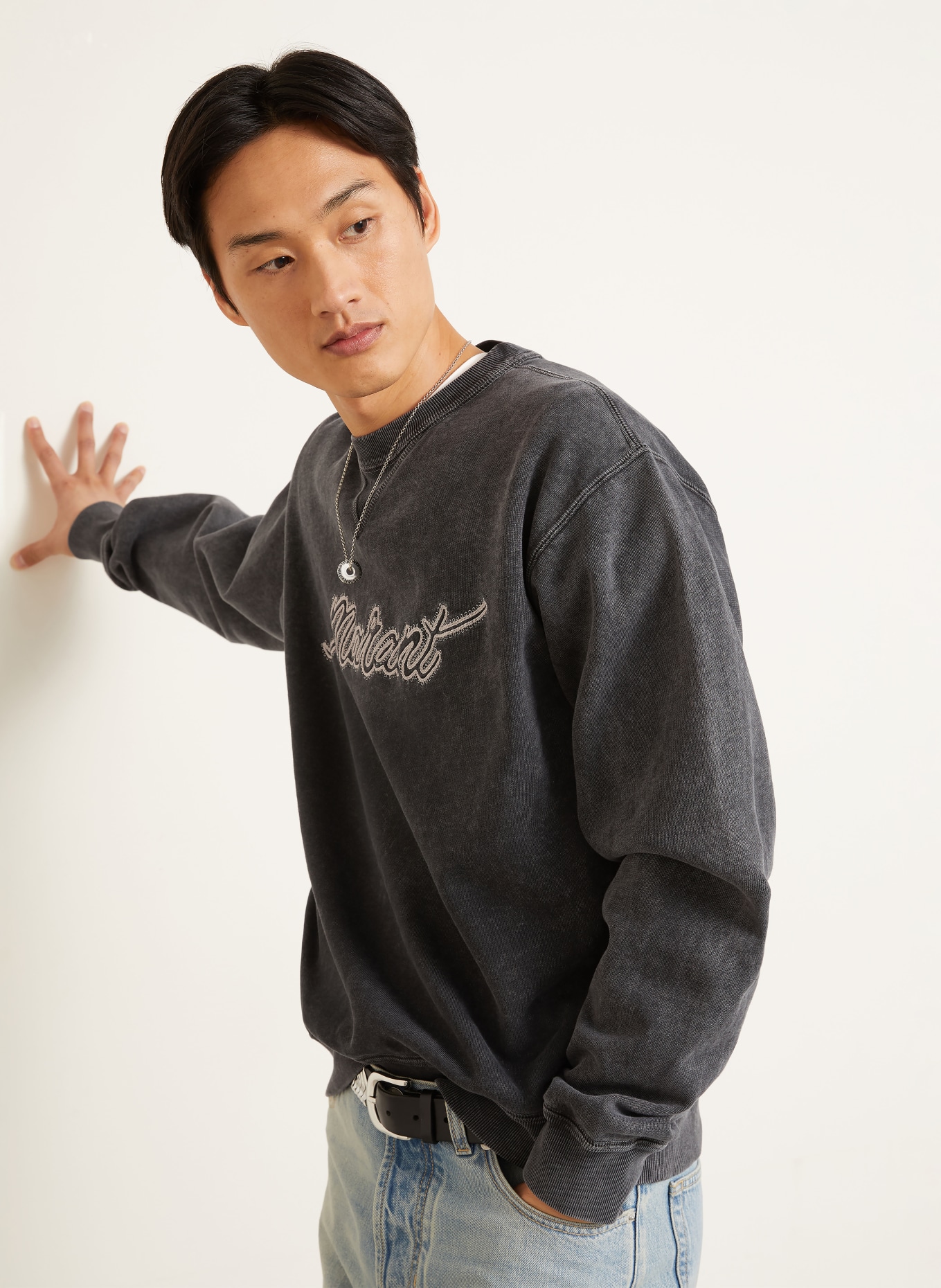 ISABEL MARANT MAHONY Sweatshirt: DARK GRAY