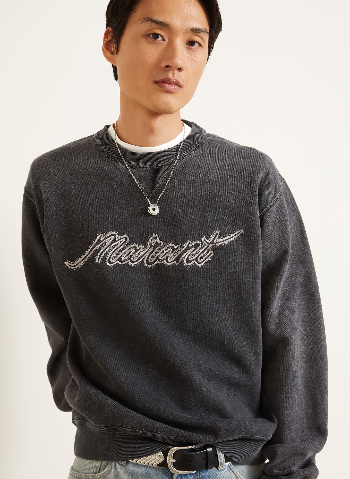ISABEL MARANT MAHONY Sweatshirt: DARK GRAY
