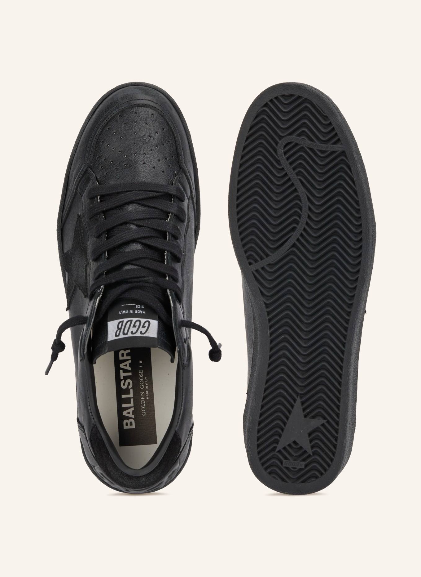 GOLDEN GOOSE BALL STAR Sneakers: BLACK