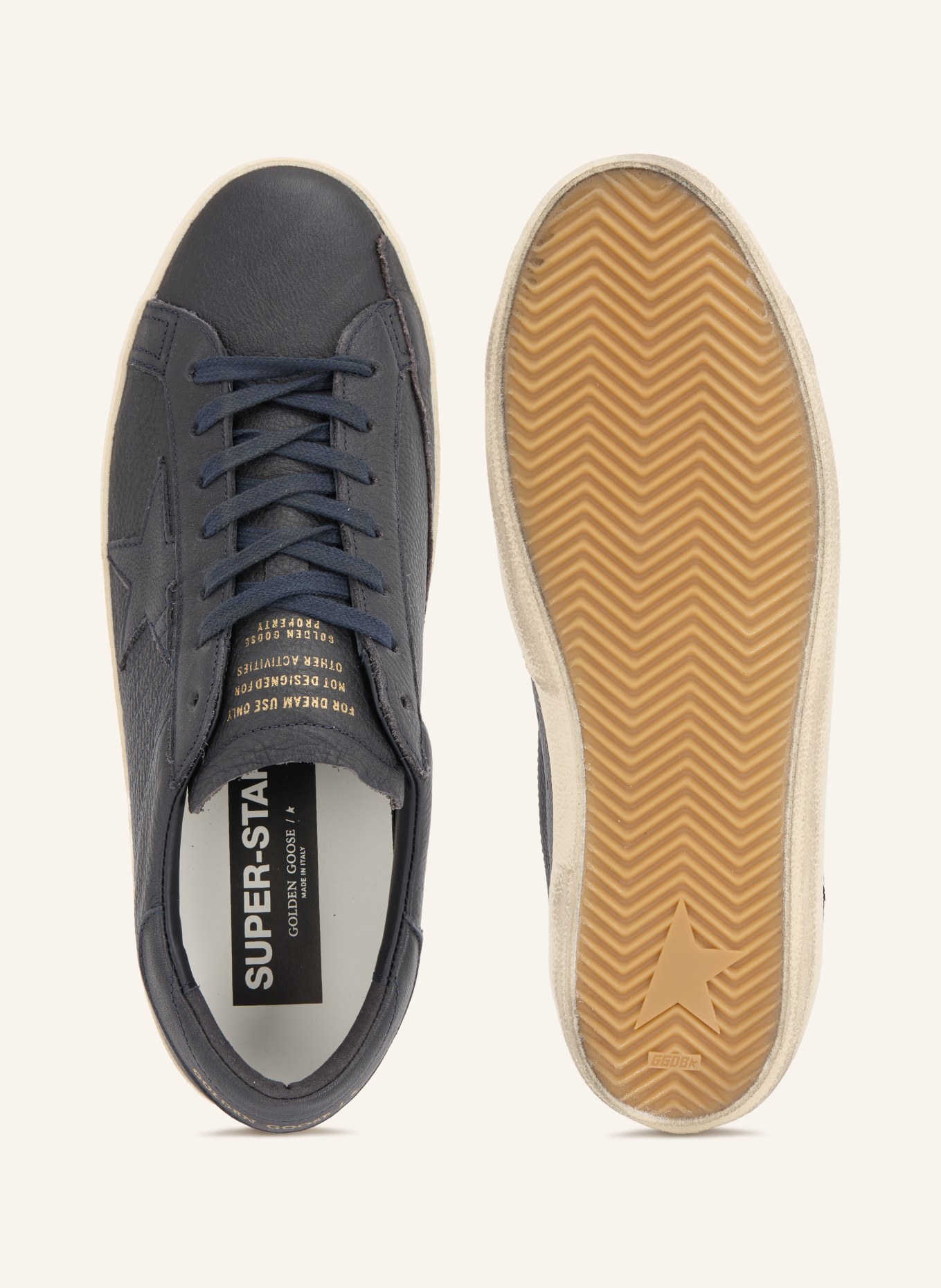 GOLDEN GOOSE Sneakers SUPER-STAR: DONKERBLAUW
