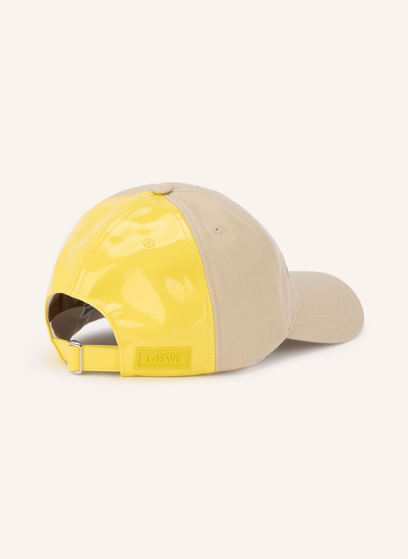 LOEWE Cap: BEIGE / GELB