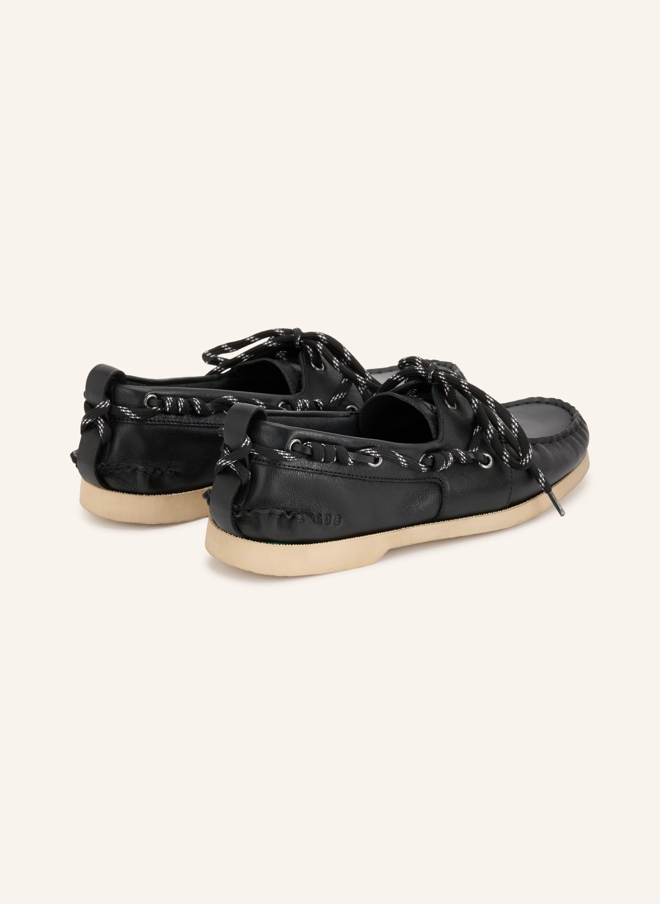 GOLDEN GOOSE Bootsschuhe BABY BILL: SCHWARZ / SILBER
