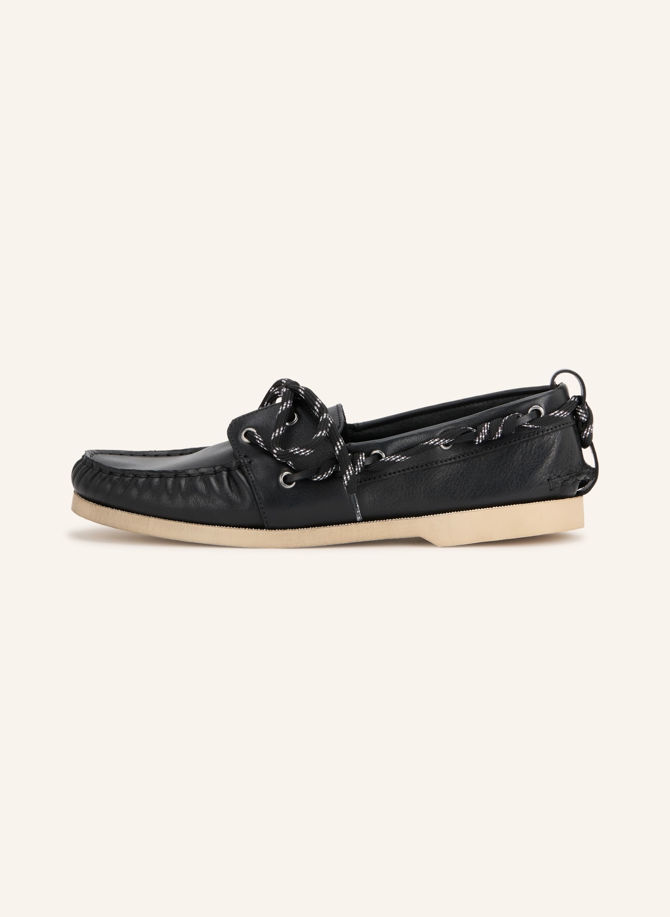 GOLDEN GOOSE Bootsschuhe BABY BILL: SCHWARZ / SILBER