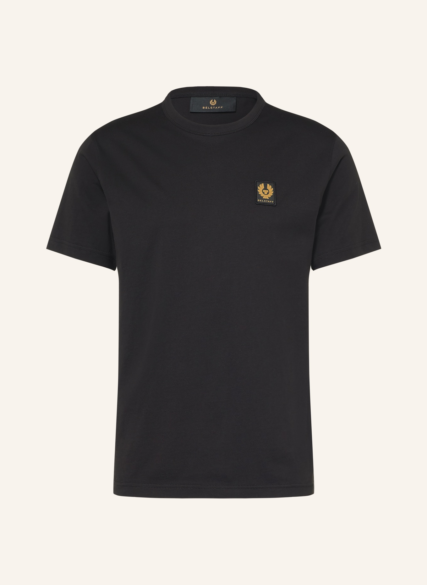 BELSTAFF T-shirt: BLACK / CAMEL