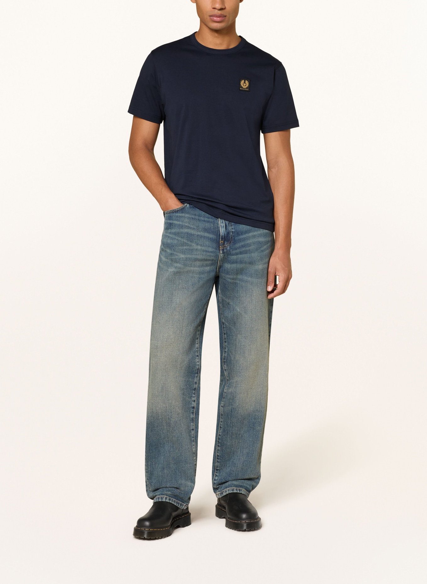 BELSTAFF T-Shirt: DUNKELBLAU