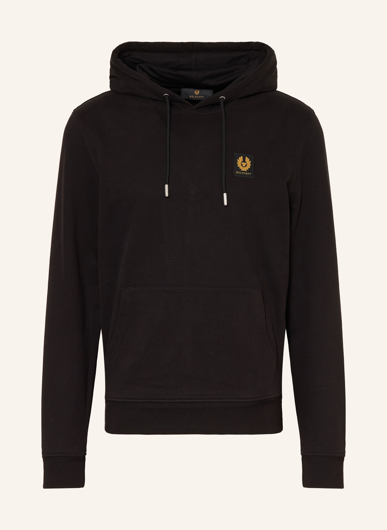 BELSTAFF Sweat à capuche: NOIR / BEIGE