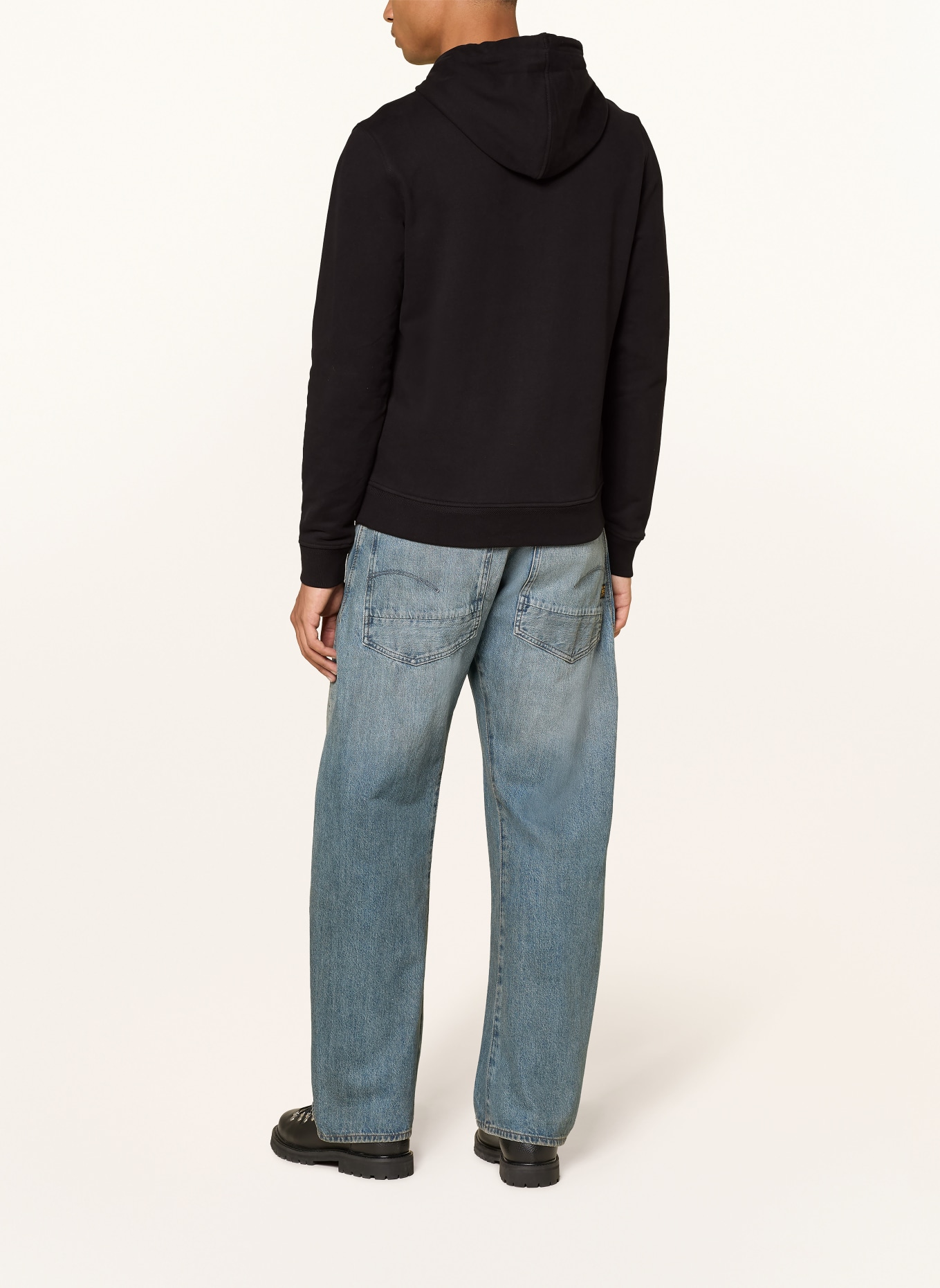 BELSTAFF Sweat à capuche: NOIR / BEIGE