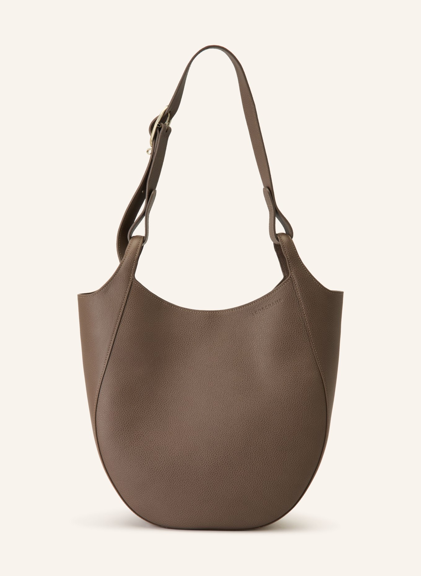 LONGCHAMP Schultertasche LE FOULONNÉ LARGE: TAUPE