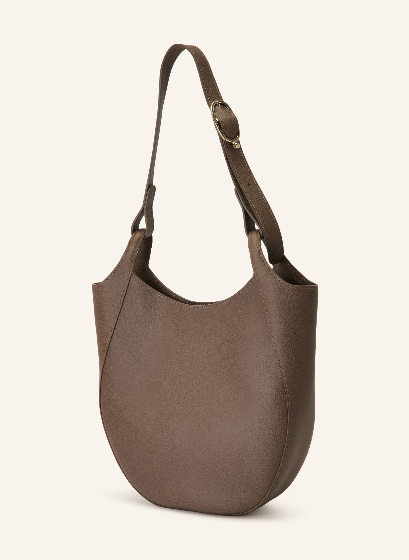 LONGCHAMP Schultertasche LE FOULONNÉ LARGE: TAUPE