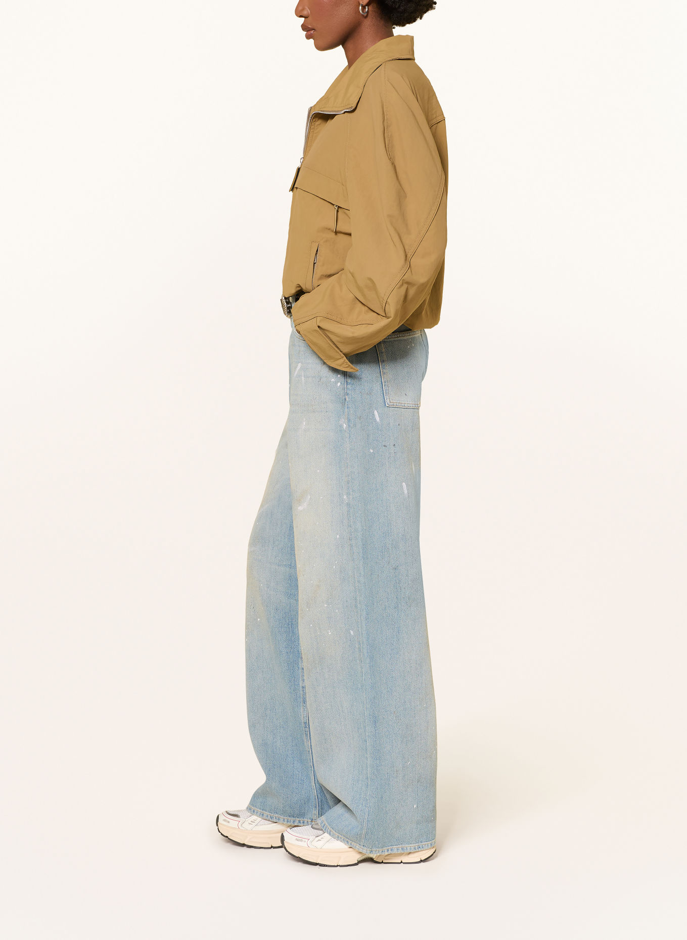 GOLDEN GOOSE Jean wide leg: 50100 BLUE