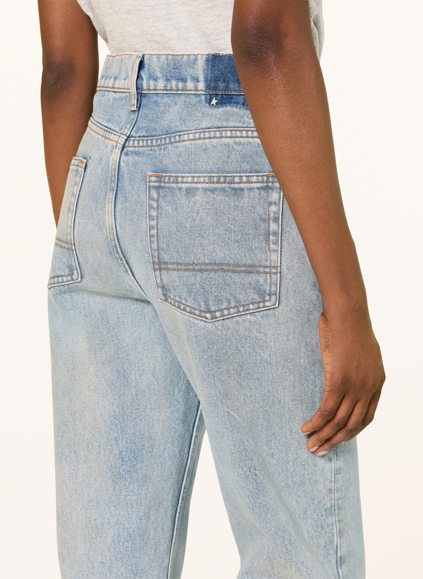 GOLDEN GOOSE Straight Jeans JOURNEY: 50100 BLUE