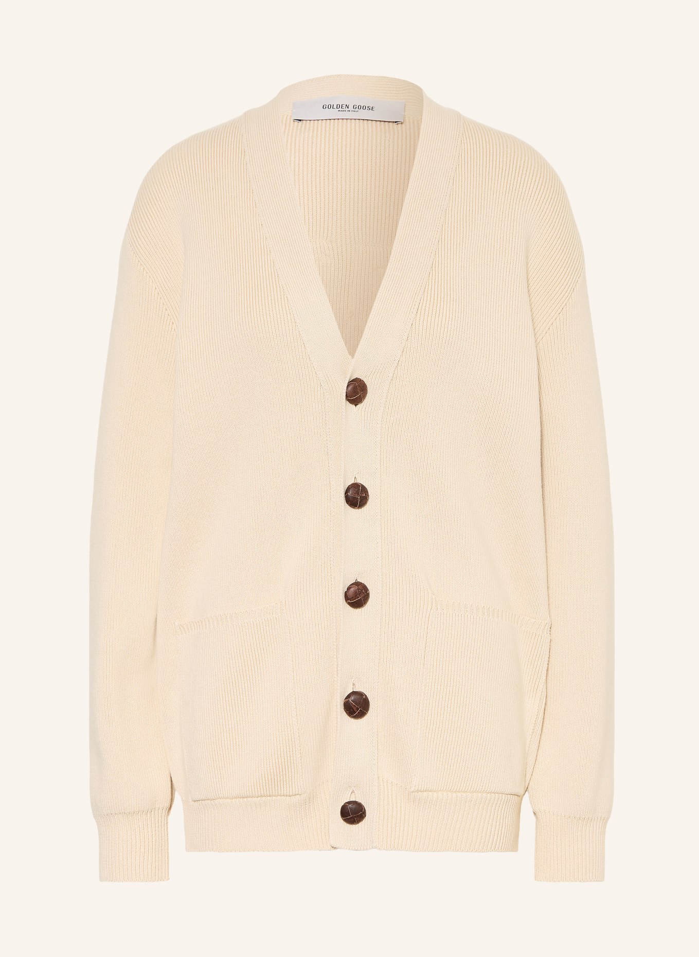 GOLDEN GOOSE Gilet: CRÈME