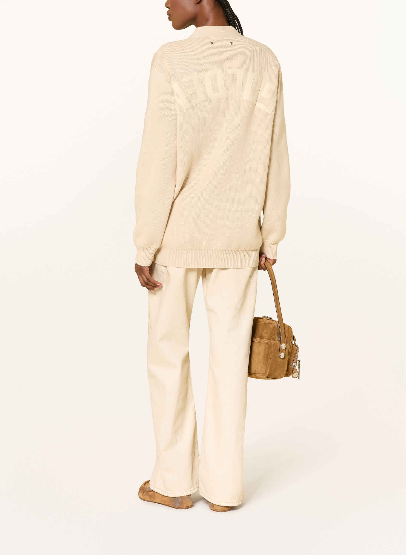 GOLDEN GOOSE Gilet: CRÈME