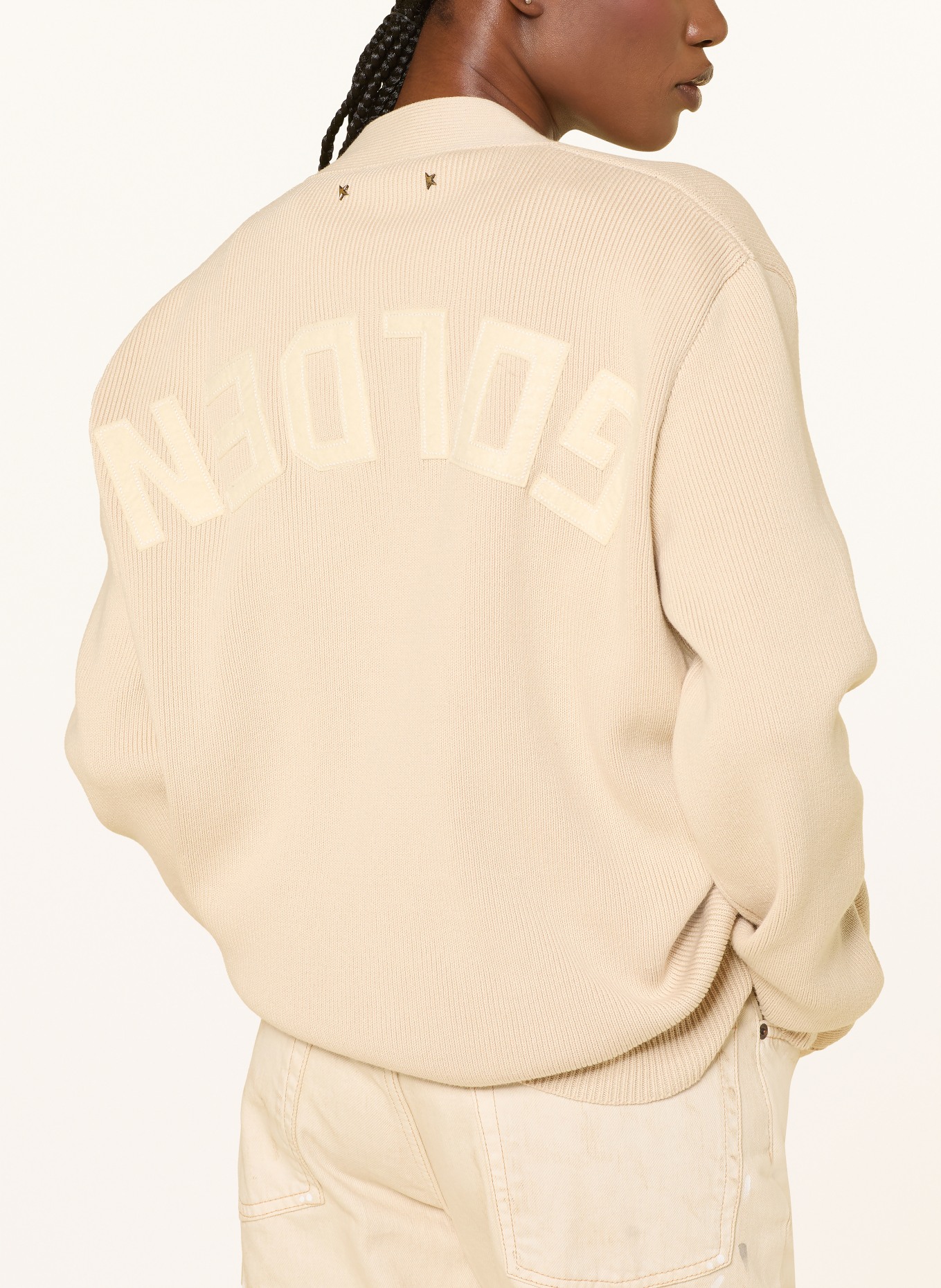 GOLDEN GOOSE Gilet: CRÈME