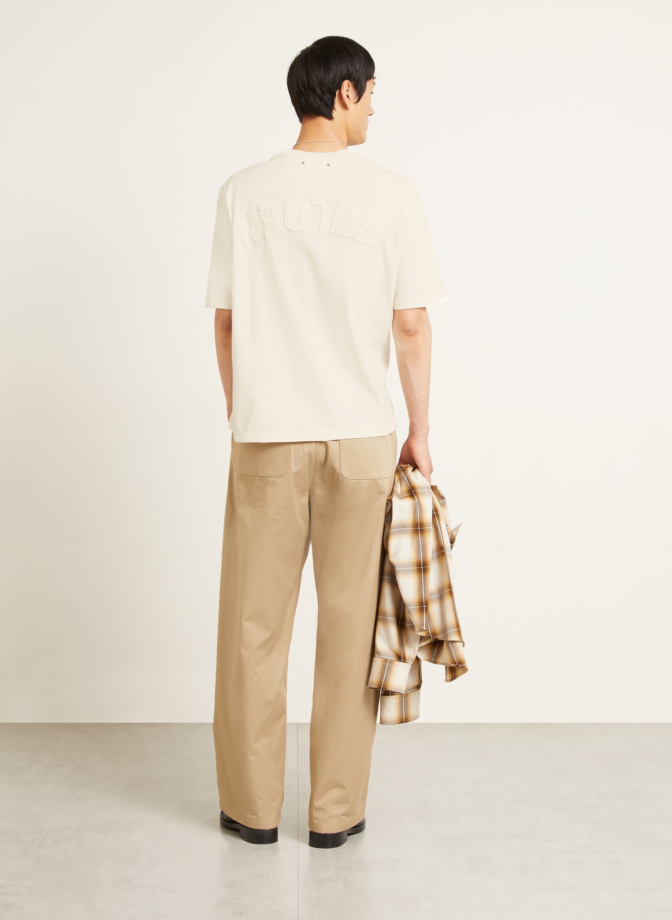 GOLDEN GOOSE tričko: KRÉMOVÁ