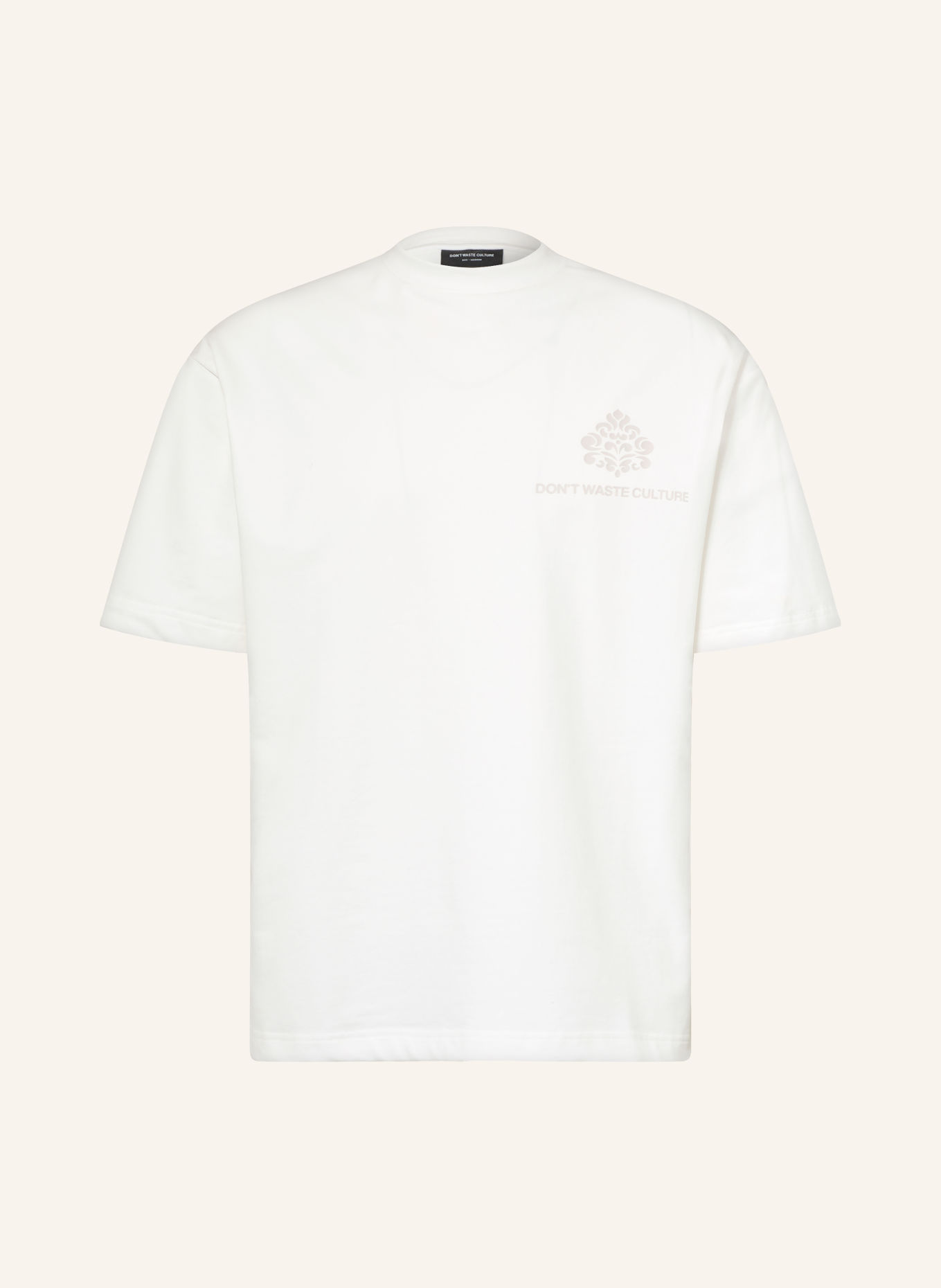don't waste culture T-Shirt AZEMARI: CREME / BEIGE