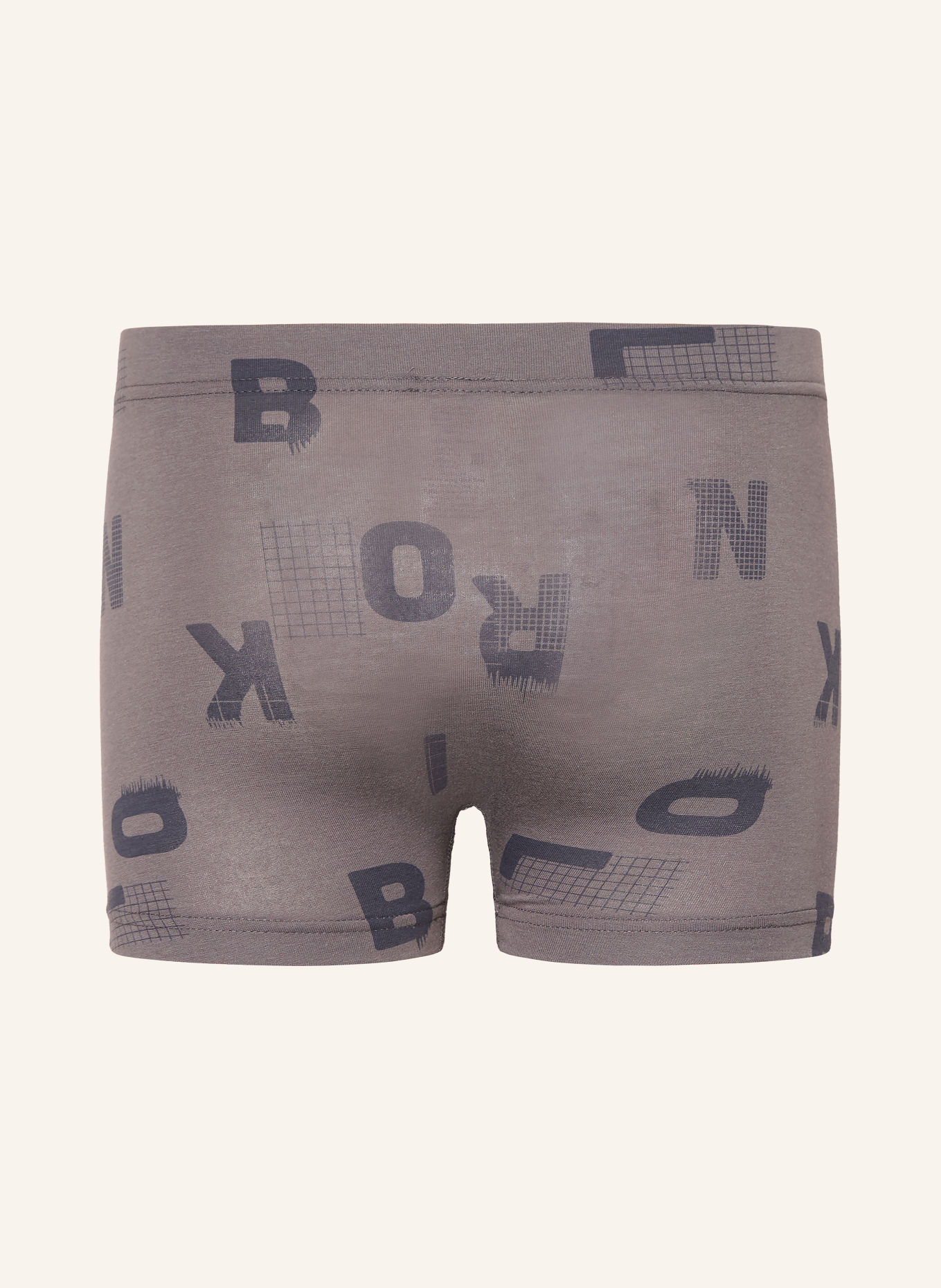 Sanetta Set van 2 Boxershorts: GRIJS / DONKERGRIJS