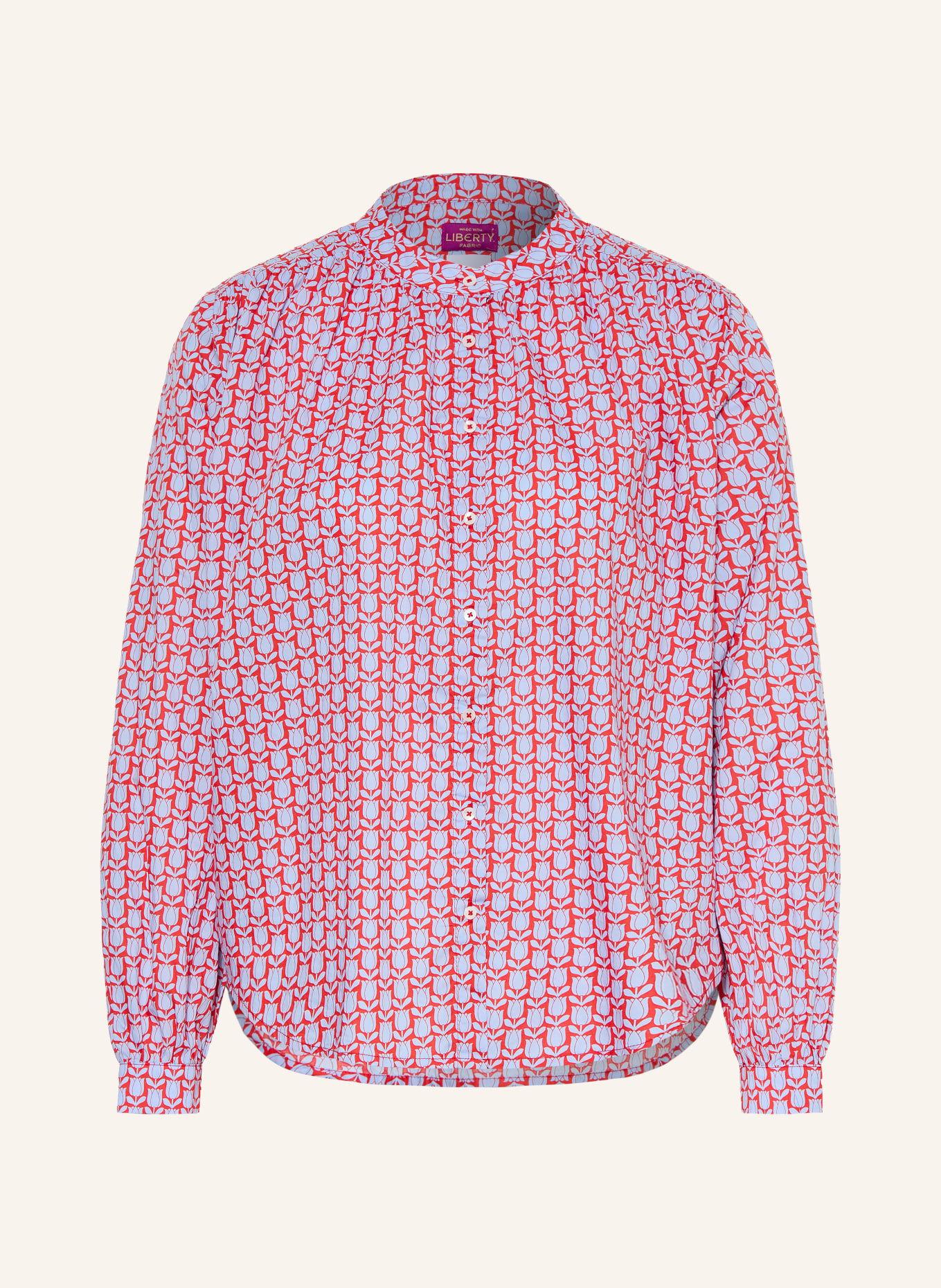 TONNO & PANNA Blouse: LIGHT BLUE / RED
