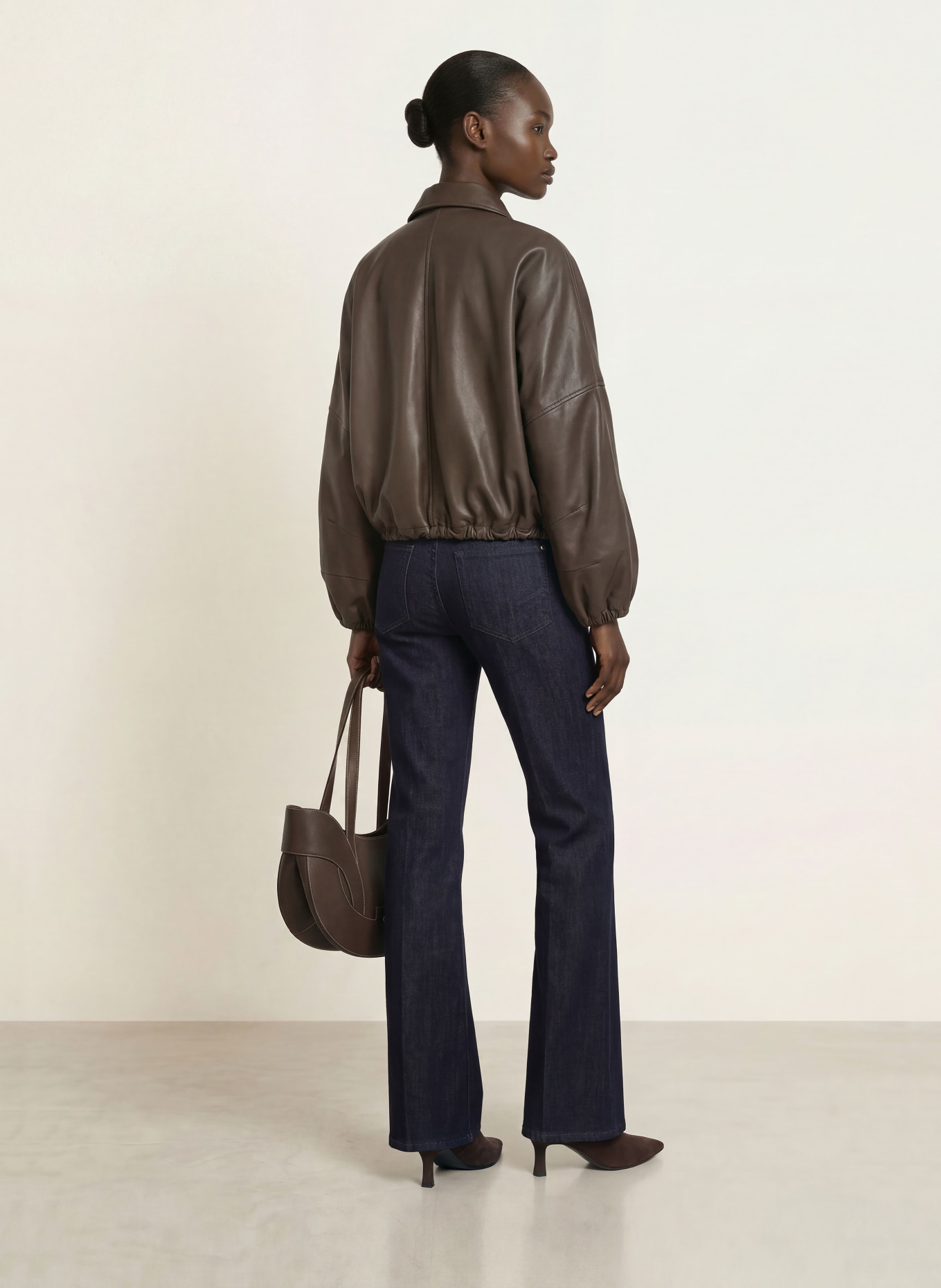 RAFFAELLO ROSSI Wide leg jeans NAMI: 890 MARINE