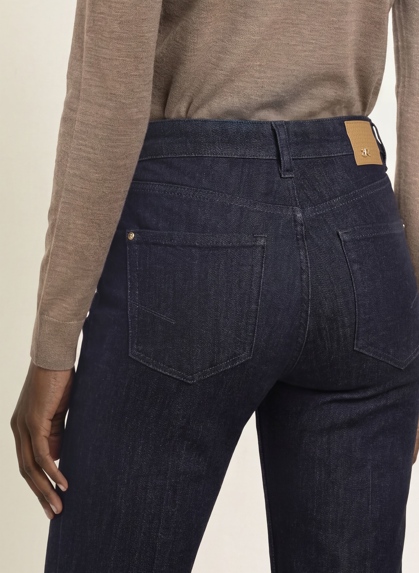 RAFFAELLO ROSSI Wide leg jeans NAMI: 890 MARINE