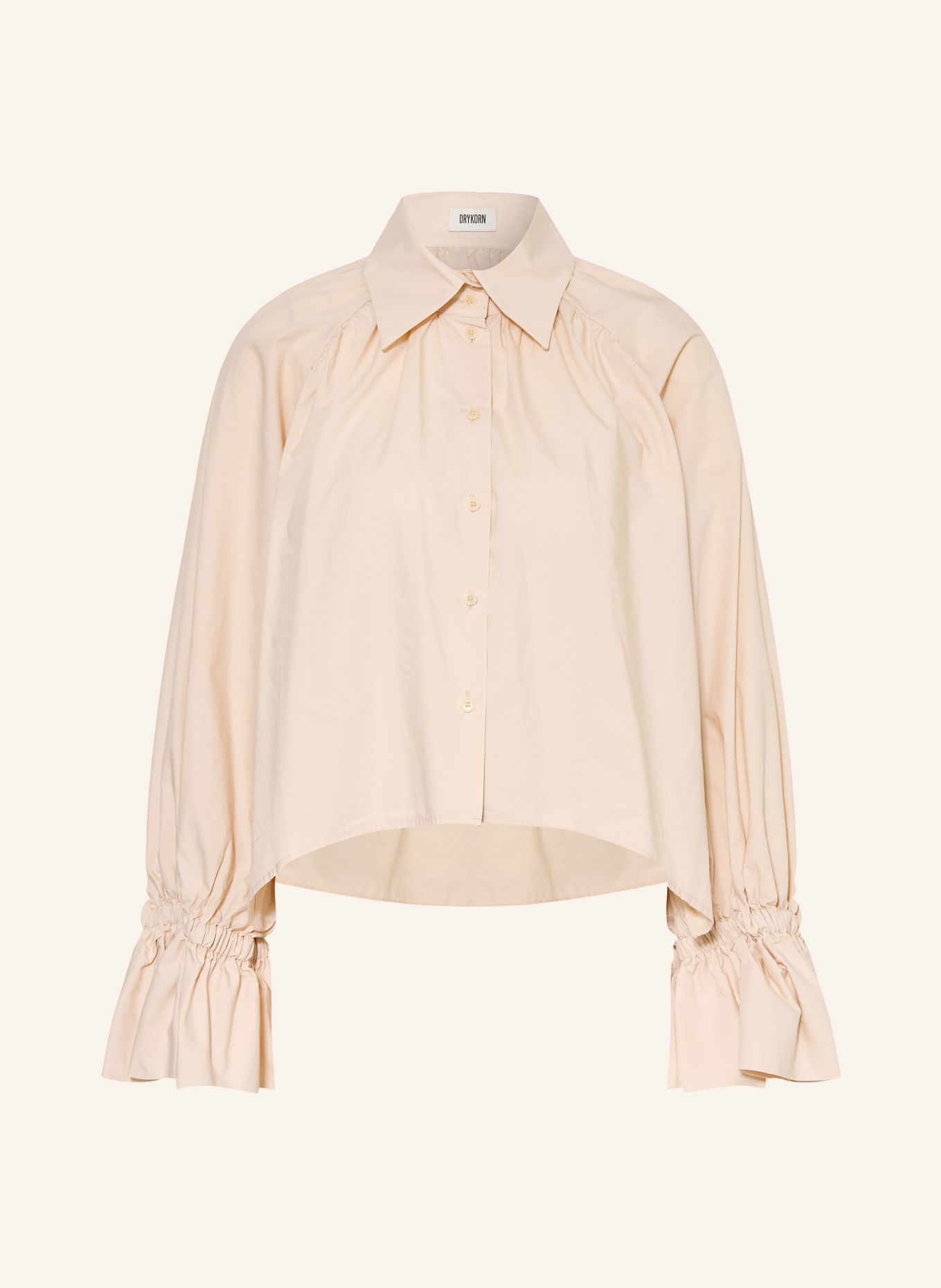 DRYKORN VAELIE Blouse: LIGHT BROWN