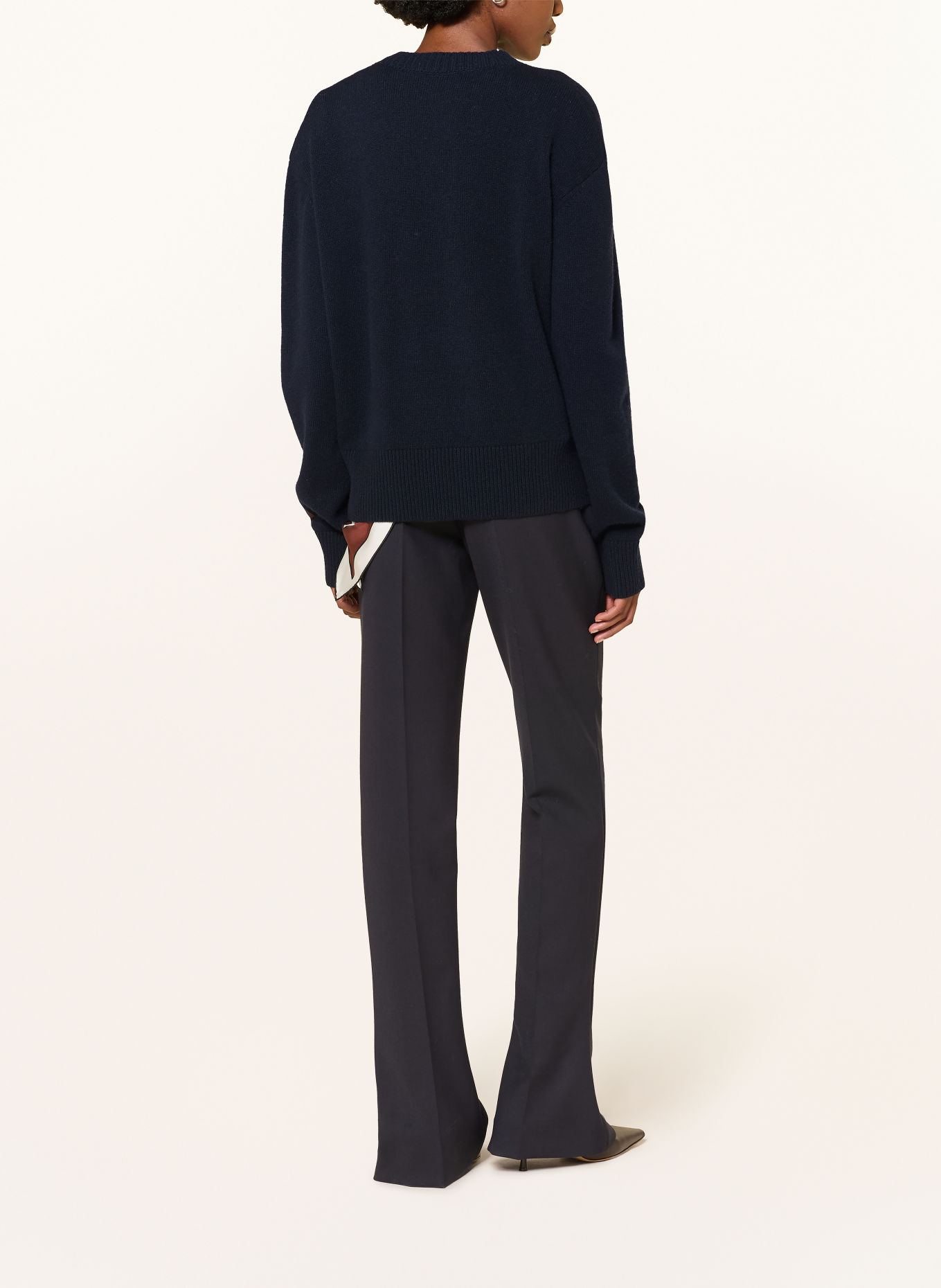 DOROTHEE SCHUMACHER Trui MODERN STATEMENTS met kasjmier: DONKERBLAUW