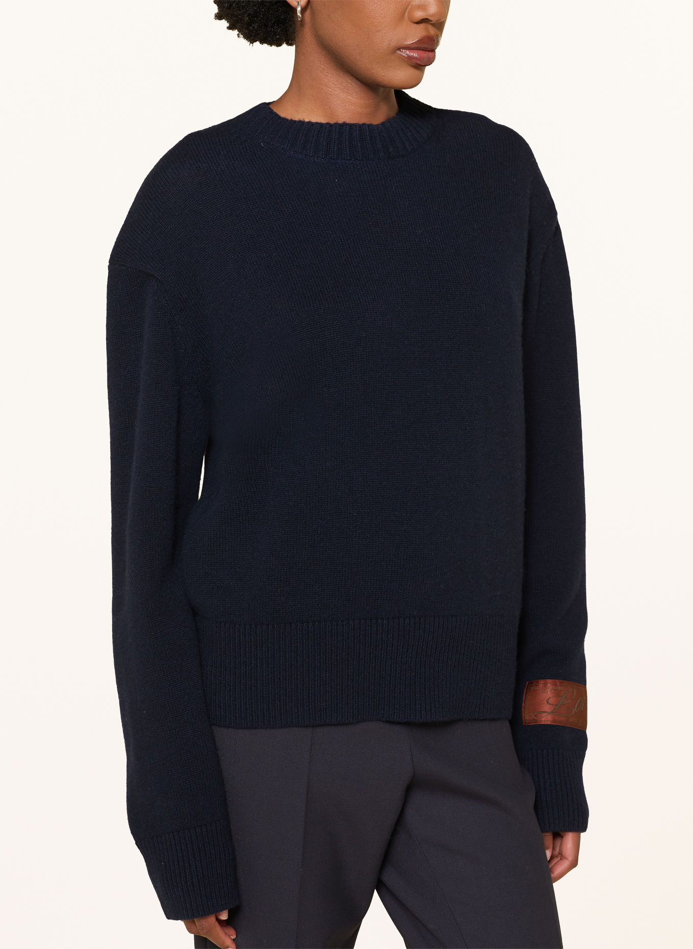 DOROTHEE SCHUMACHER Trui MODERN STATEMENTS met kasjmier: DONKERBLAUW