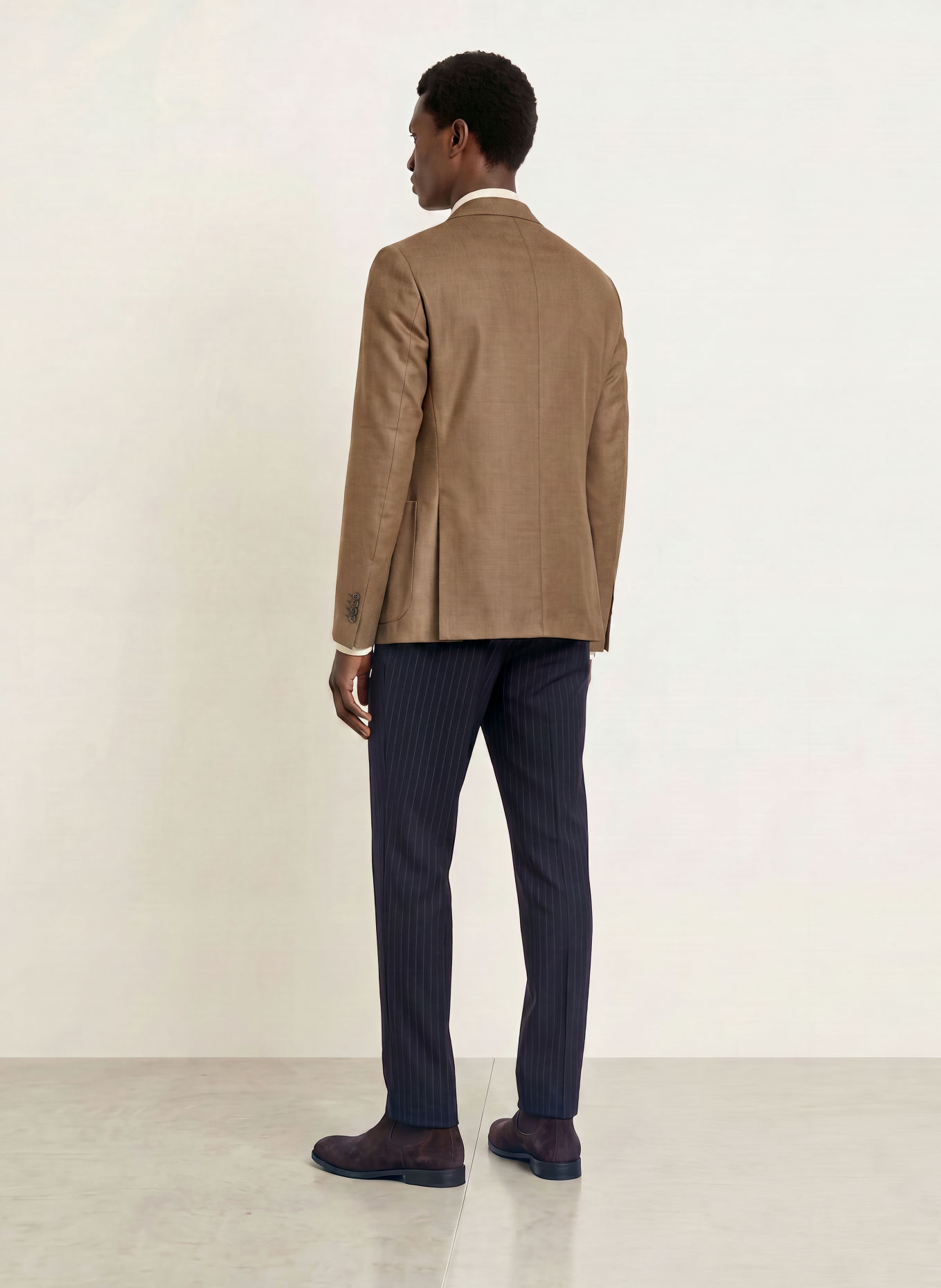 DRESSLER Veston coupe classique: BEIGE