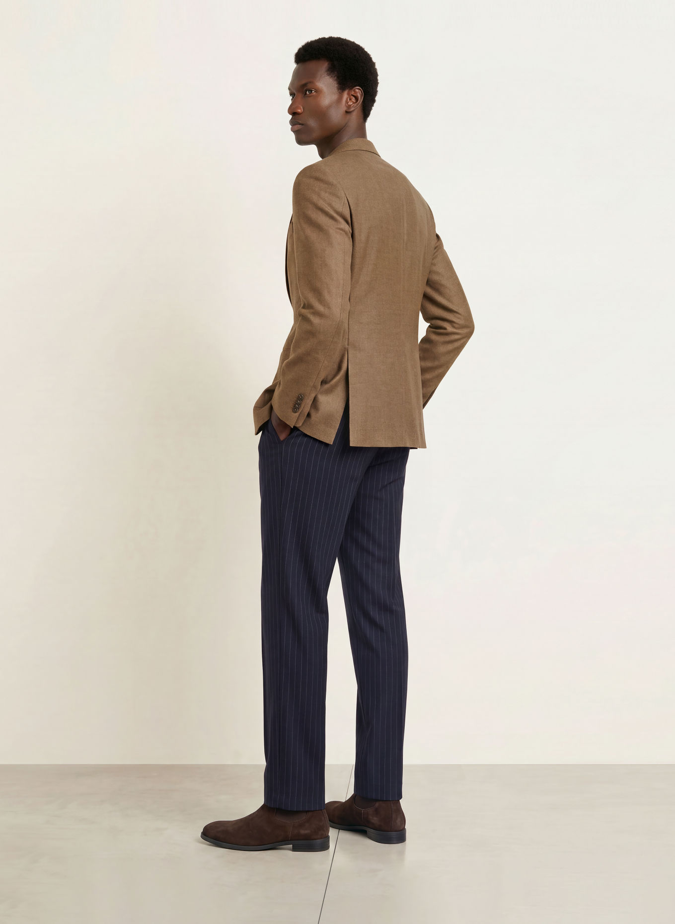 DRESSLER Veston coupe classique: BEIGE